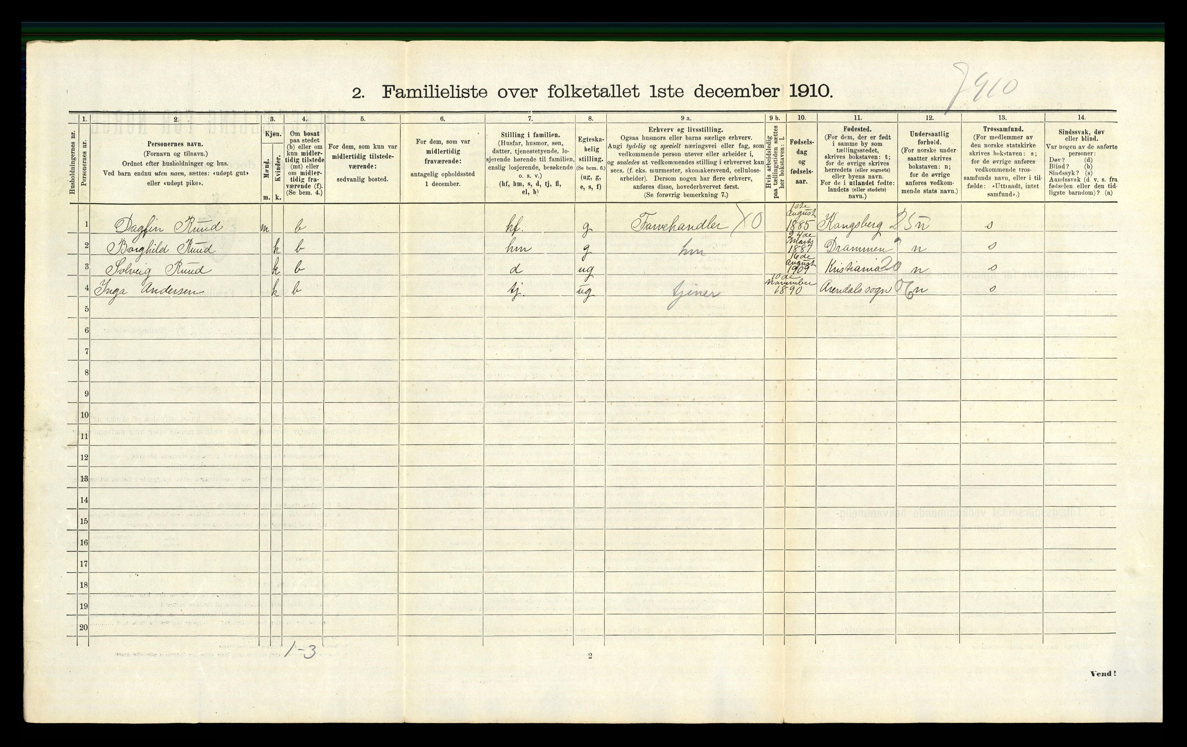 RA, 1910 census for Tønsberg, 1910, p. 5042