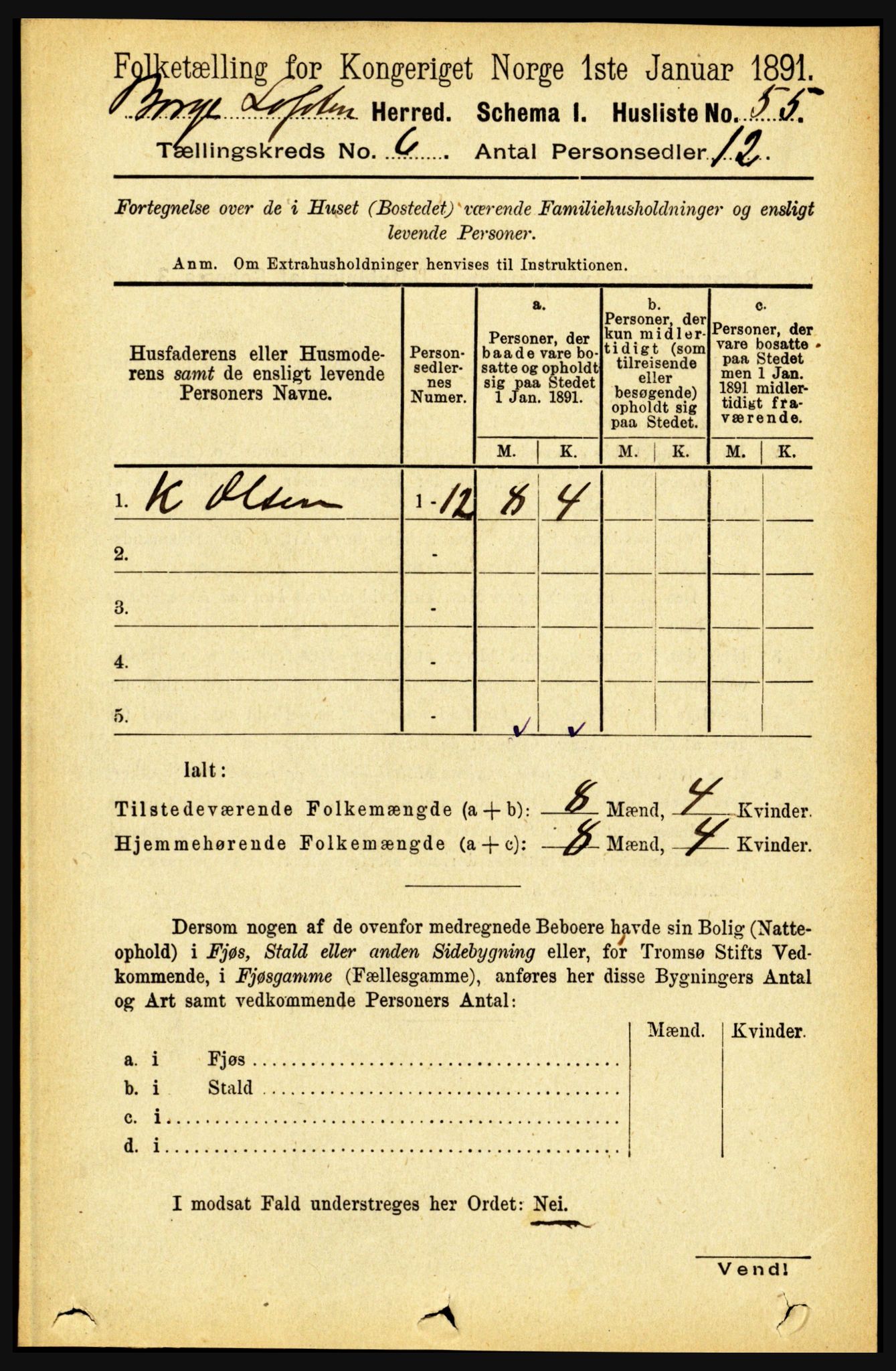 RA, 1891 census for 1862 Borge, 1891, p. 3927