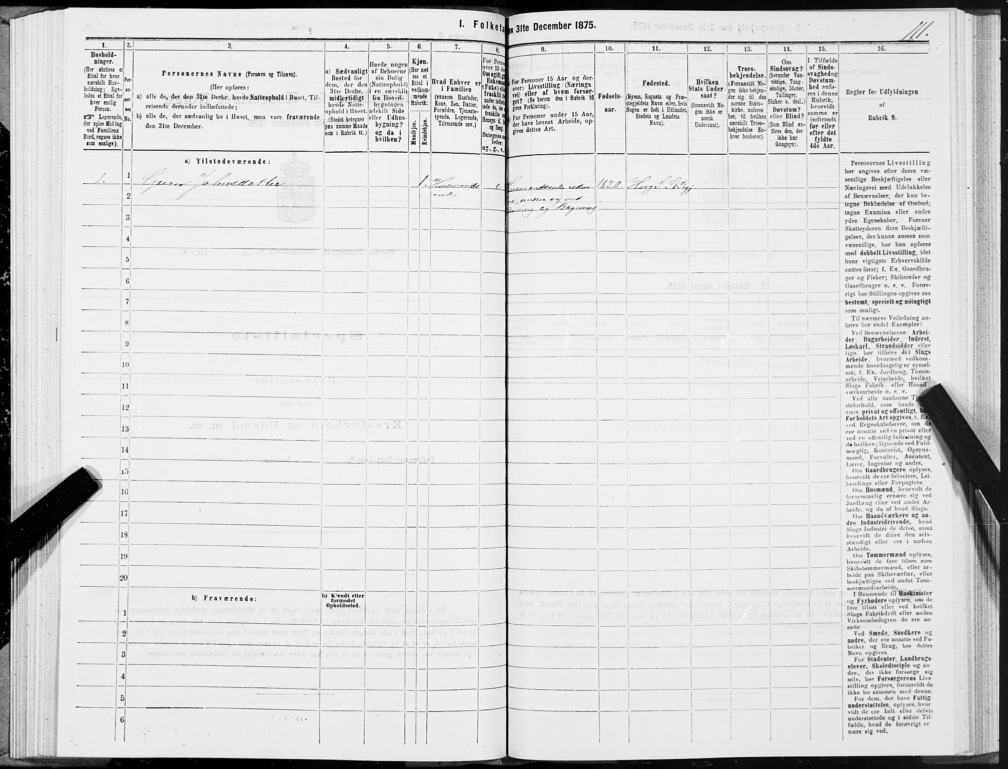 SAT, 1875 census for 1648P Støren, 1875, p. 4111