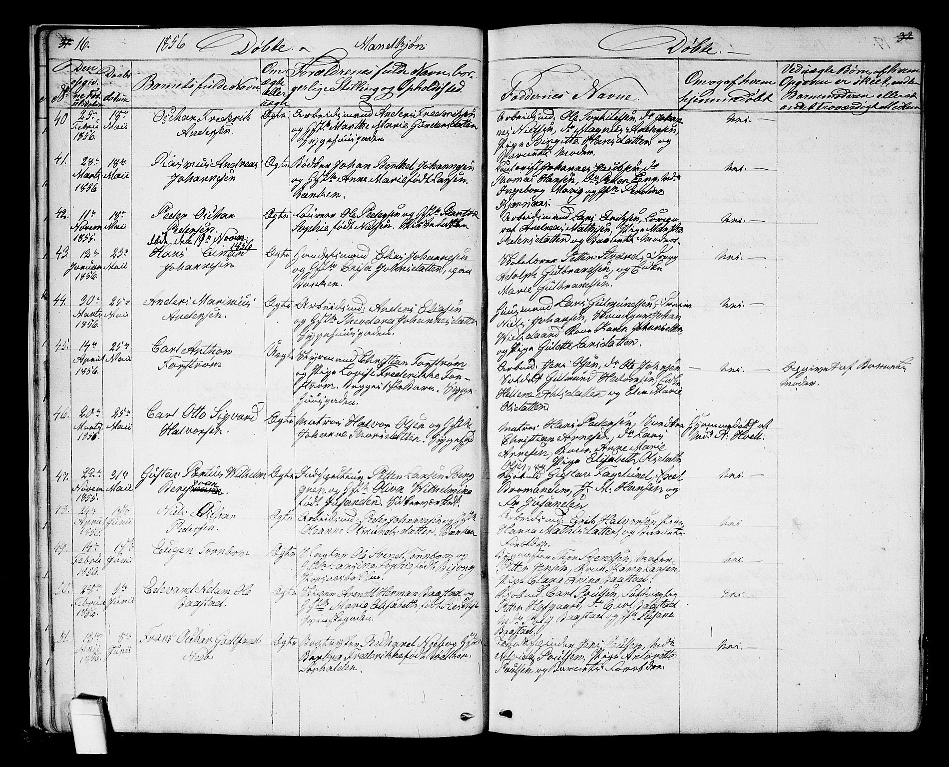 Halden prestekontor Kirkebøker, SAO/A-10909/G/Ga/L0005a: Parish register (copy) no. 5A, 1855-1864, p. 16