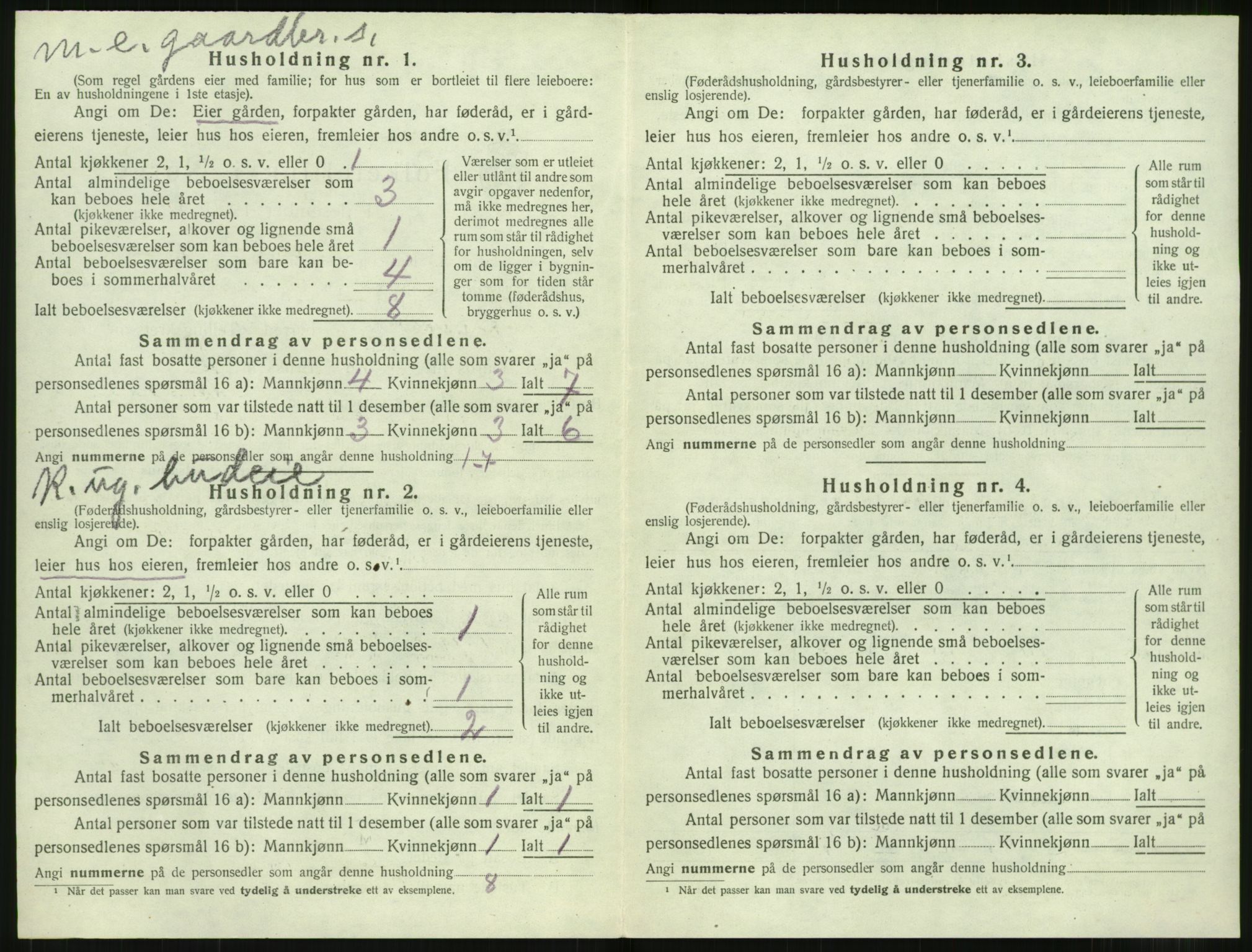 SAT, 1920 census for Ørskog, 1920, p. 491