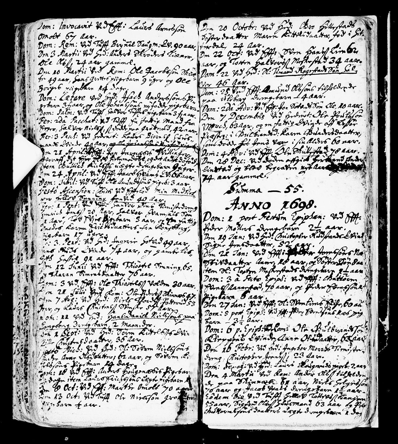 Sandsvær kirkebøker, SAKO/A-244/F/Fa/L0001: Parish register (official) no. I 1, 1665-1725, p. 206