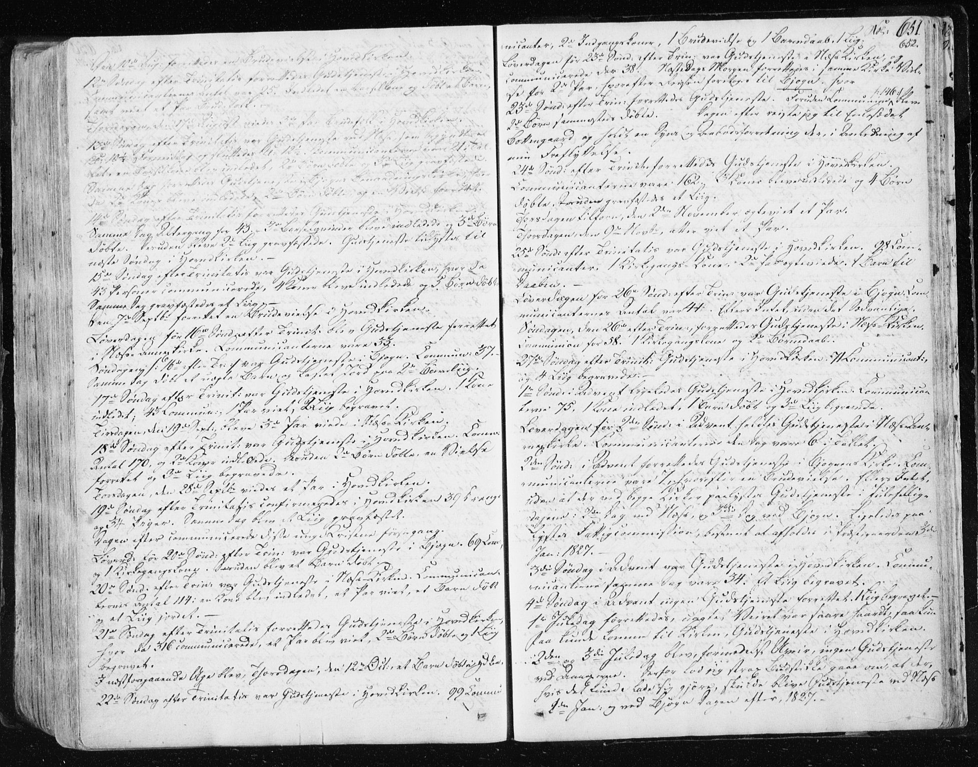 Ministerialprotokoller, klokkerbøker og fødselsregistre - Sør-Trøndelag, SAT/A-1456/659/L0735: Parish register (official) no. 659A05, 1826-1841, p. 651