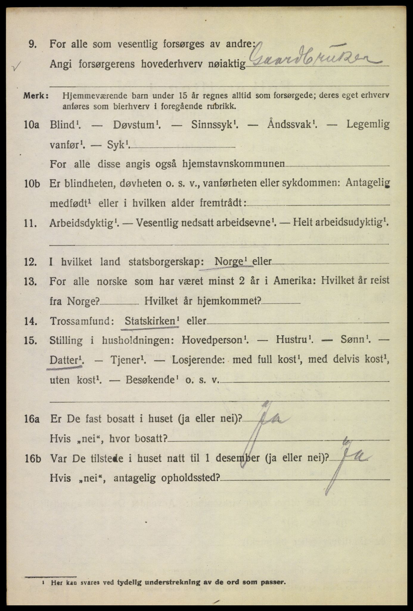 SAH, 1920 census for Brandval, 1920, p. 1985