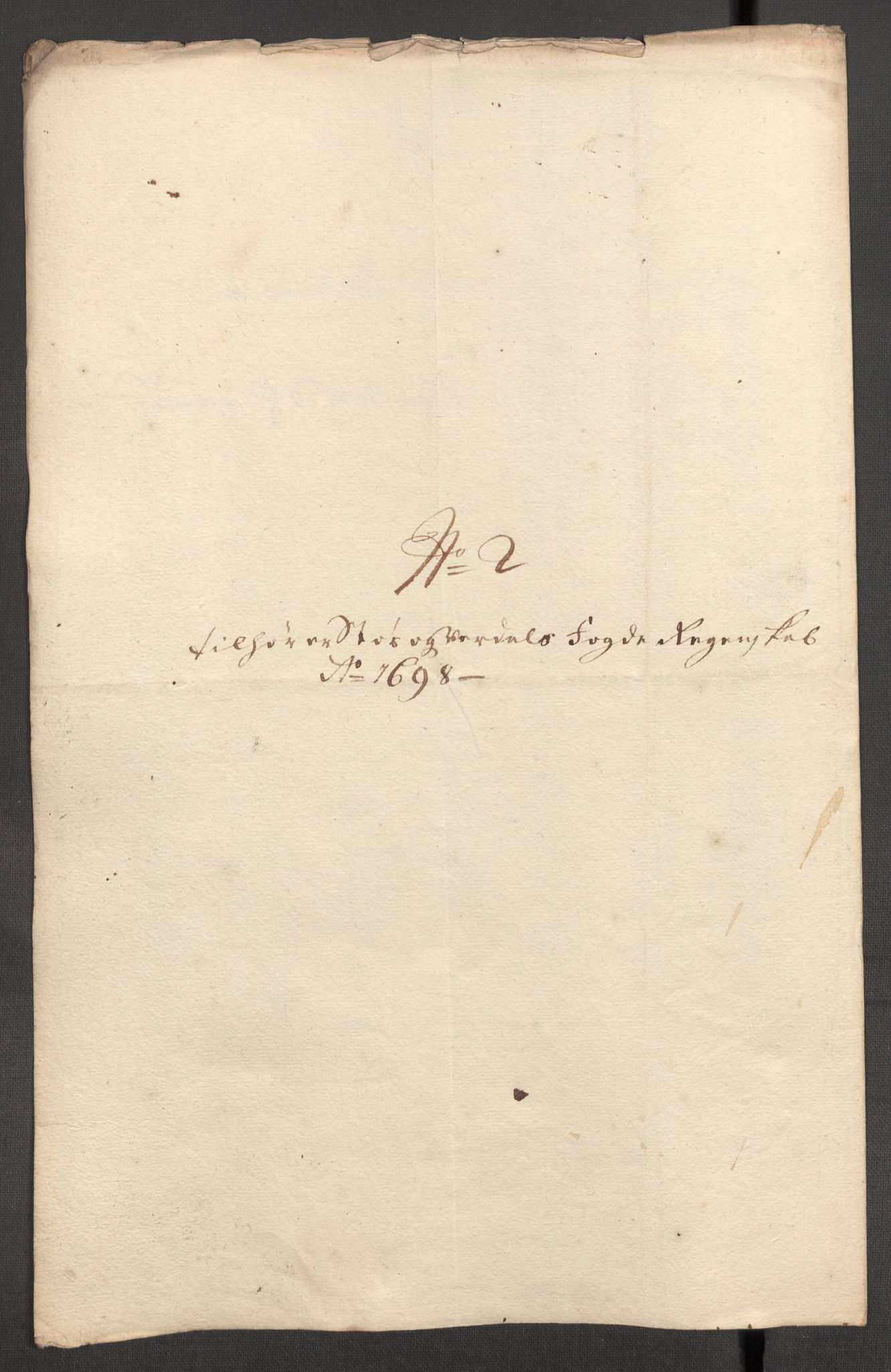 Rentekammeret inntil 1814, Reviderte regnskaper, Fogderegnskap, RA/EA-4092/R62/L4190: Fogderegnskap Stjørdal og Verdal, 1698, p. 189