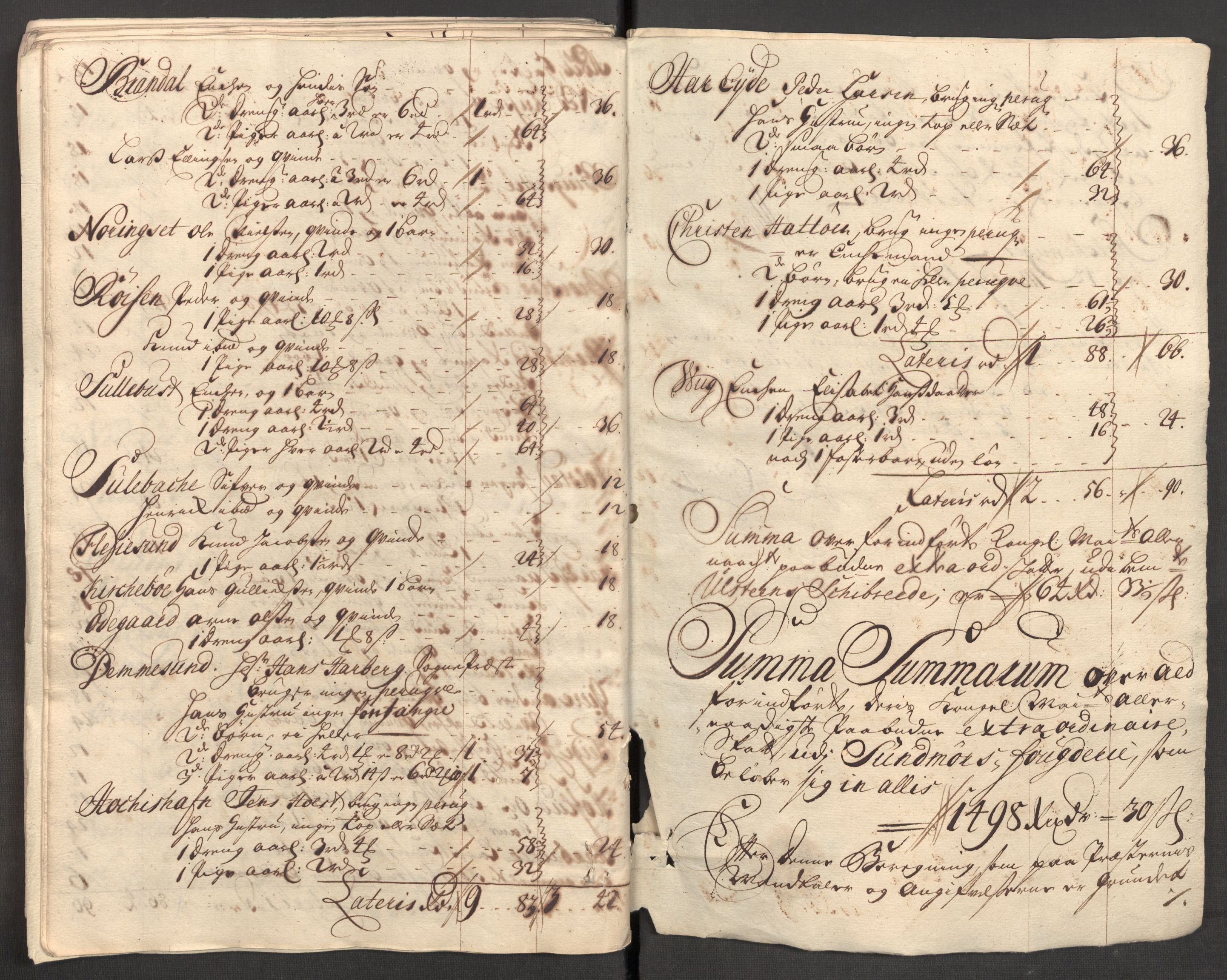 Rentekammeret inntil 1814, Reviderte regnskaper, Fogderegnskap, AV/RA-EA-4092/R54/L3564: Fogderegnskap Sunnmøre, 1711, p. 227