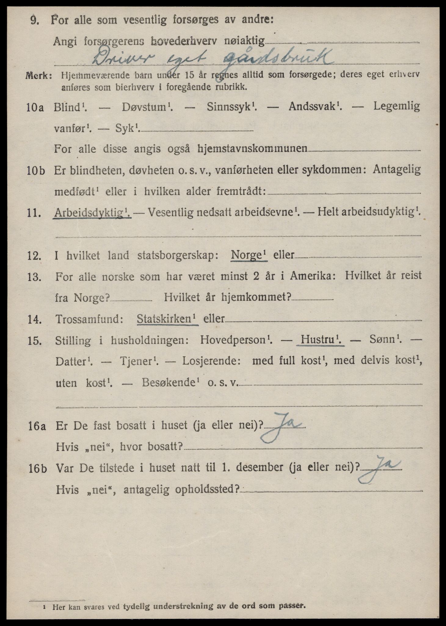 SAT, 1920 census for Tustna, 1920, p. 634