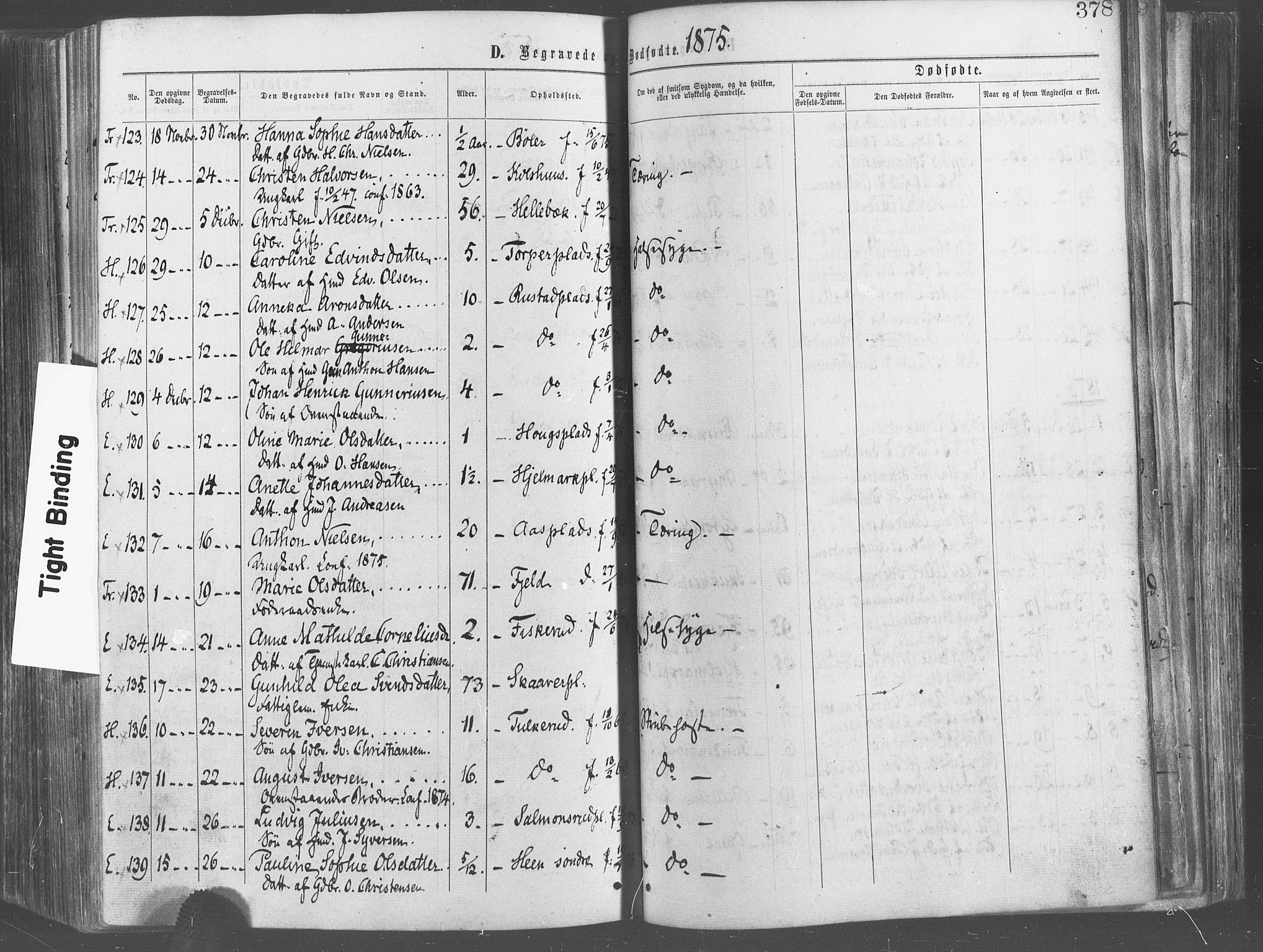 Eidsberg prestekontor Kirkebøker, AV/SAO-A-10905/F/Fa/L0011: Parish register (official) no. I 11, 1867-1878, p. 378