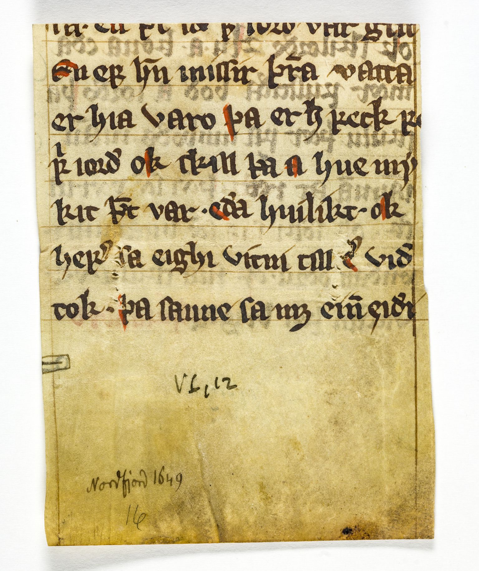 Riksarkivets diplomsamling, AV/RA-EA-5965/F26/L0003: Norrøne membranfragmenter bestand 11-30, 1100-1536, p. 47