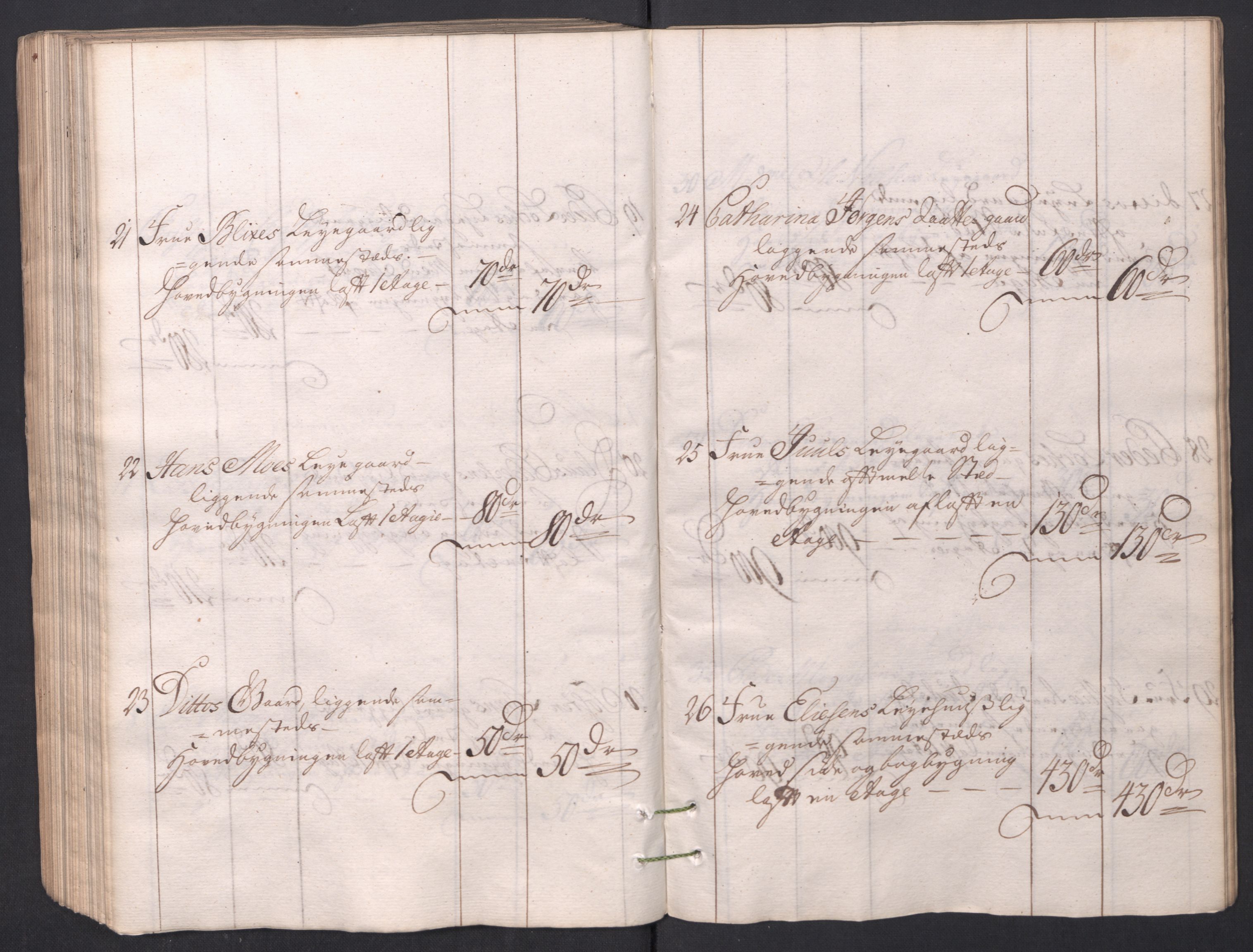 Kristiania stiftamt, AV/SAO-A-10386/I/Ia/L0001/0002: Branntakster / Christiania, 1766-1767