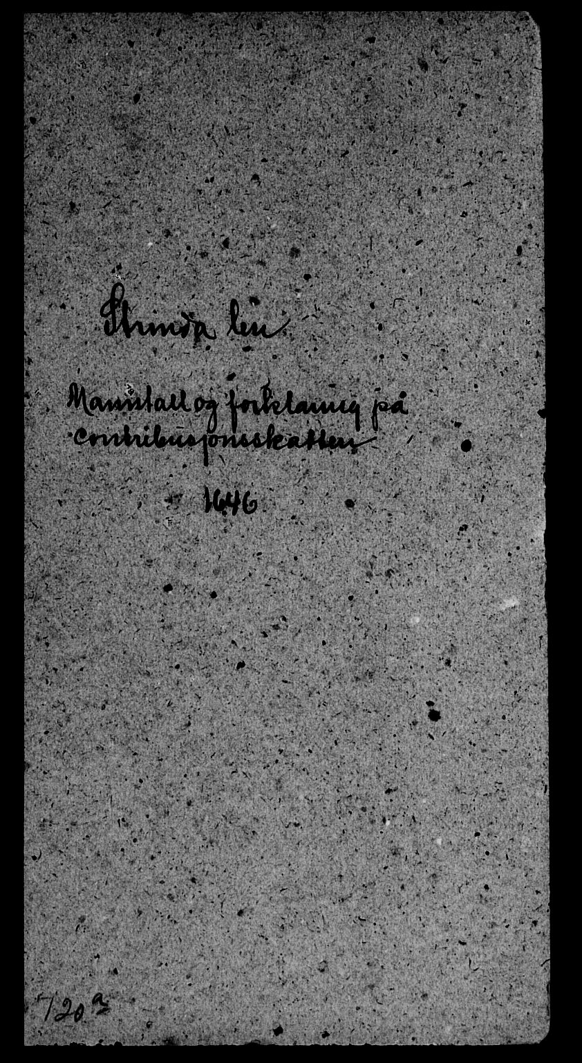 Rentekammeret inntil 1814, Reviderte regnskaper, Lensregnskaper, RA/EA-5023/R/Rb/Rbw/L0088: Trondheim len, 1646