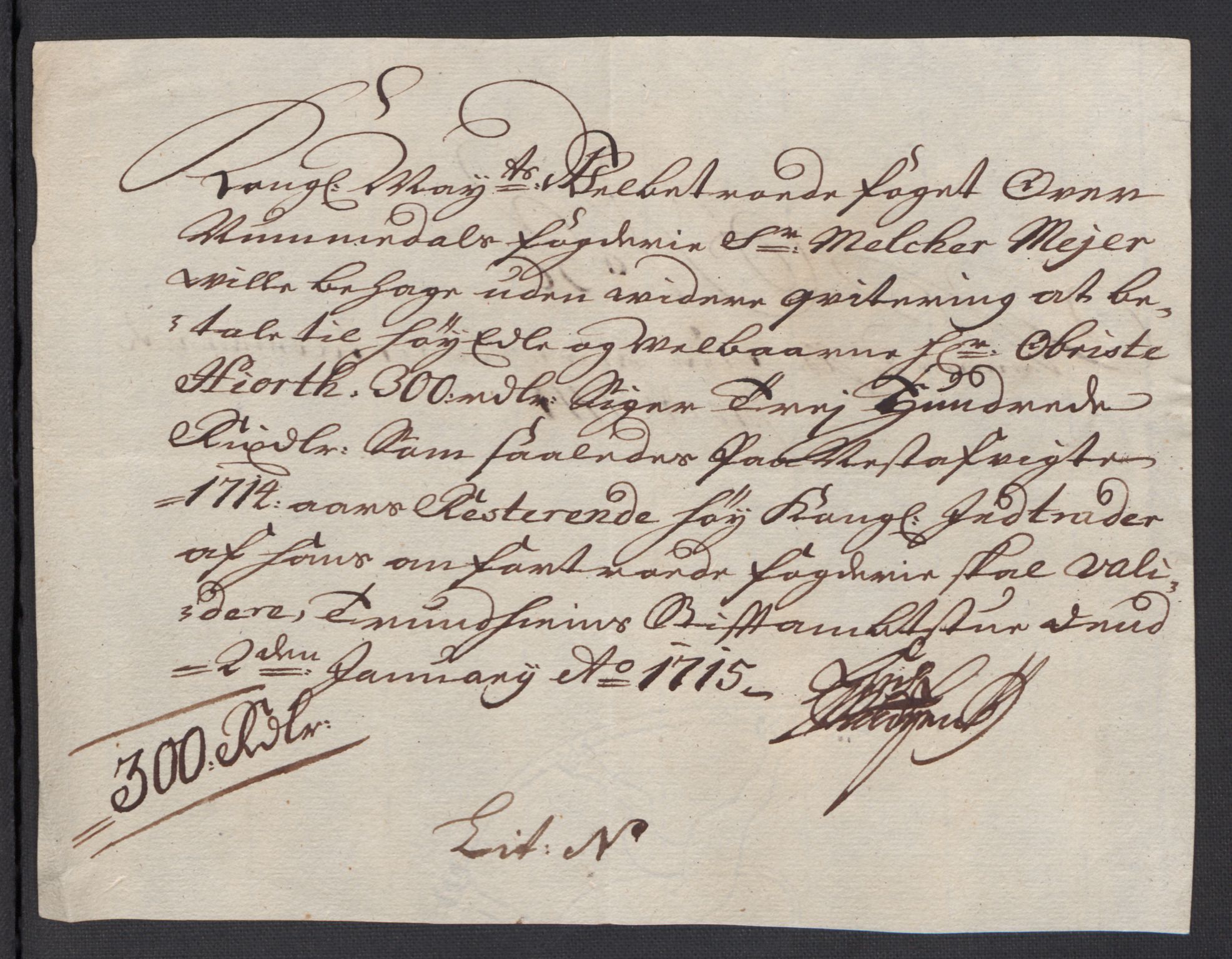 Rentekammeret inntil 1814, Reviderte regnskaper, Fogderegnskap, AV/RA-EA-4092/R64/L4435: Fogderegnskap Namdal, 1714, p. 223