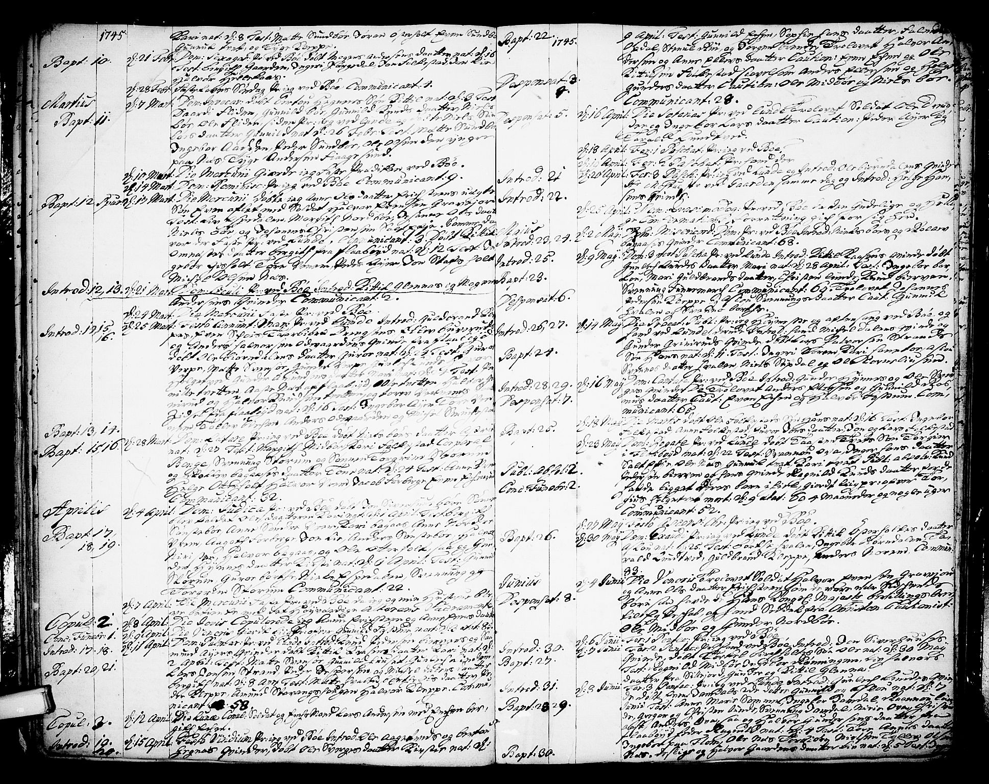 Bø kirkebøker, SAKO/A-257/F/Fa/L0003: Parish register (official) no. 3, 1733-1748, p. 31
