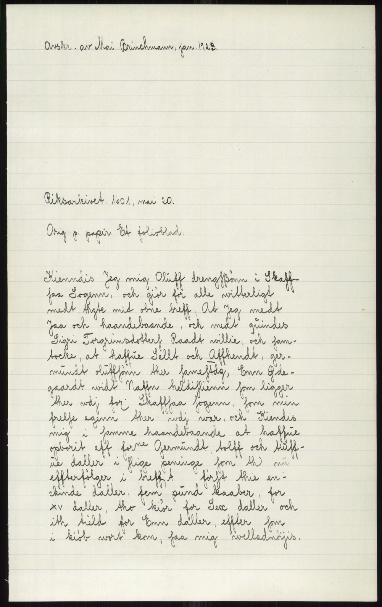 Samlinger til kildeutgivelse, Diplomavskriftsamlingen, AV/RA-EA-4053/H/Ha, p. 2861