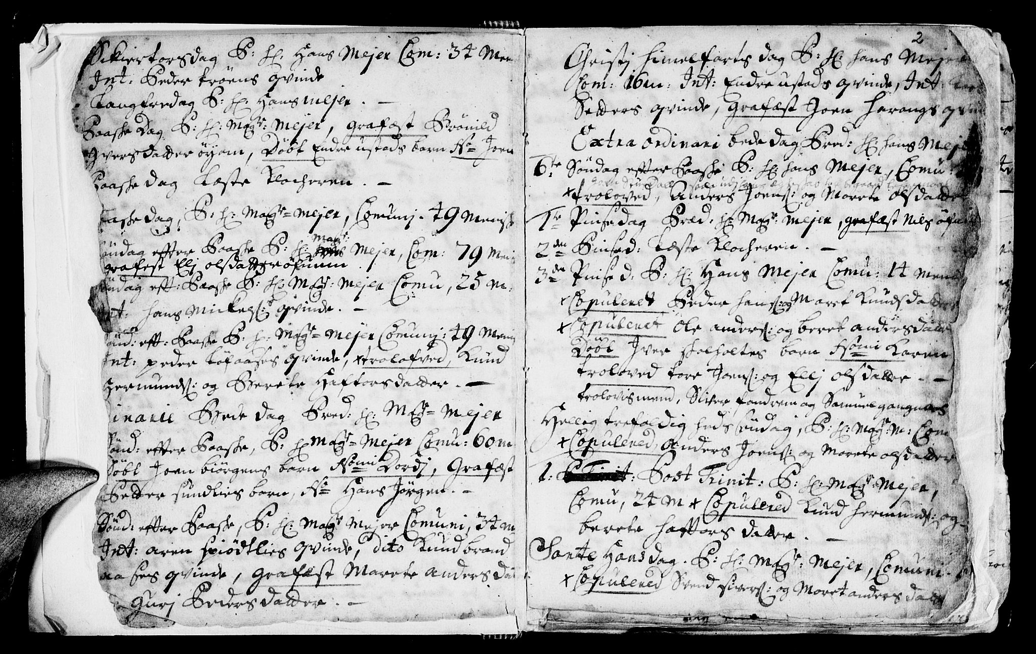 Ministerialprotokoller, klokkerbøker og fødselsregistre - Sør-Trøndelag, SAT/A-1456/668/L0812: Parish register (copy) no. 668C01, 1715-1742, p. 2