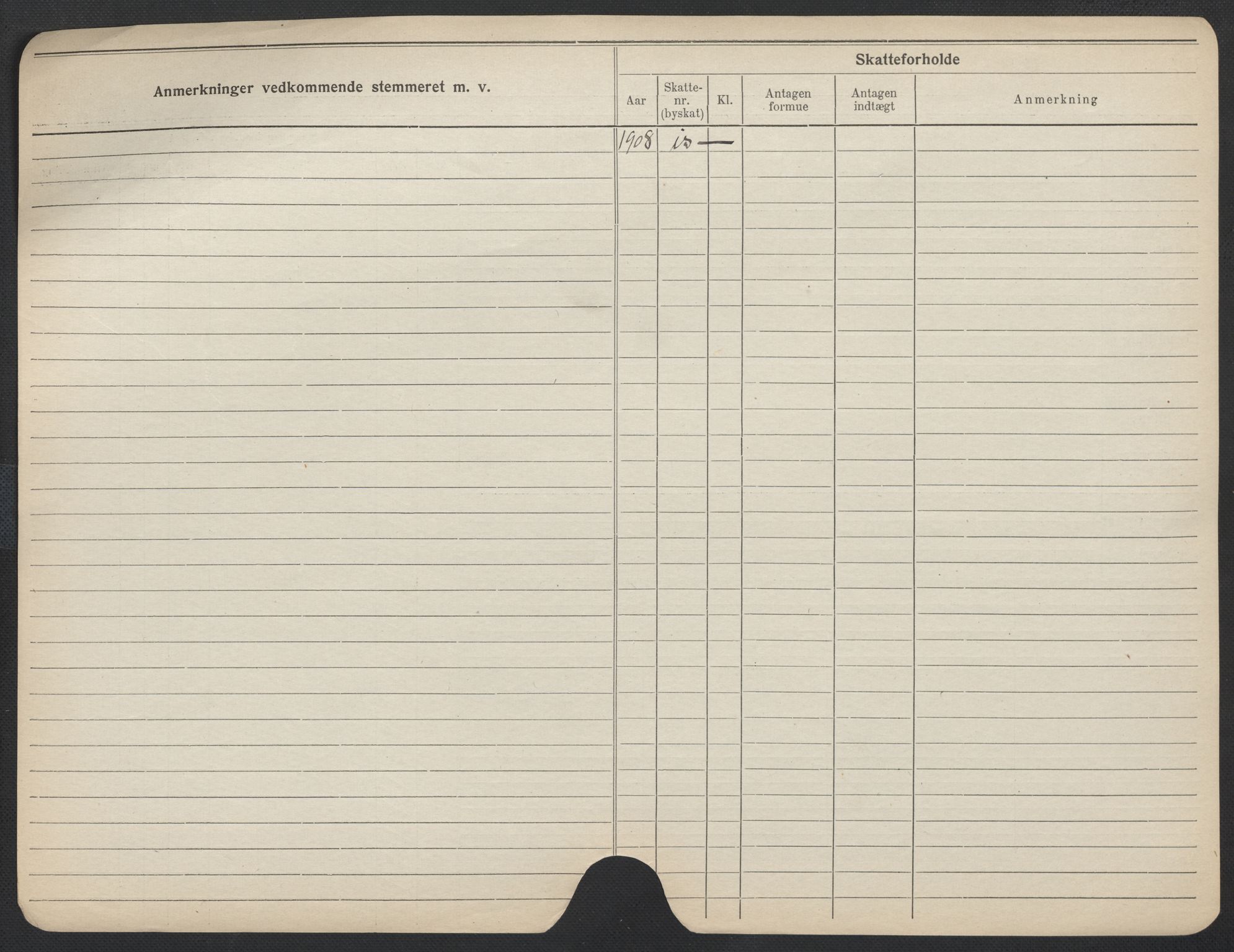 Oslo folkeregister, Registerkort, AV/SAO-A-11715/F/Fa/Fac/L0013: Kvinner, 1906-1914, p. 274b