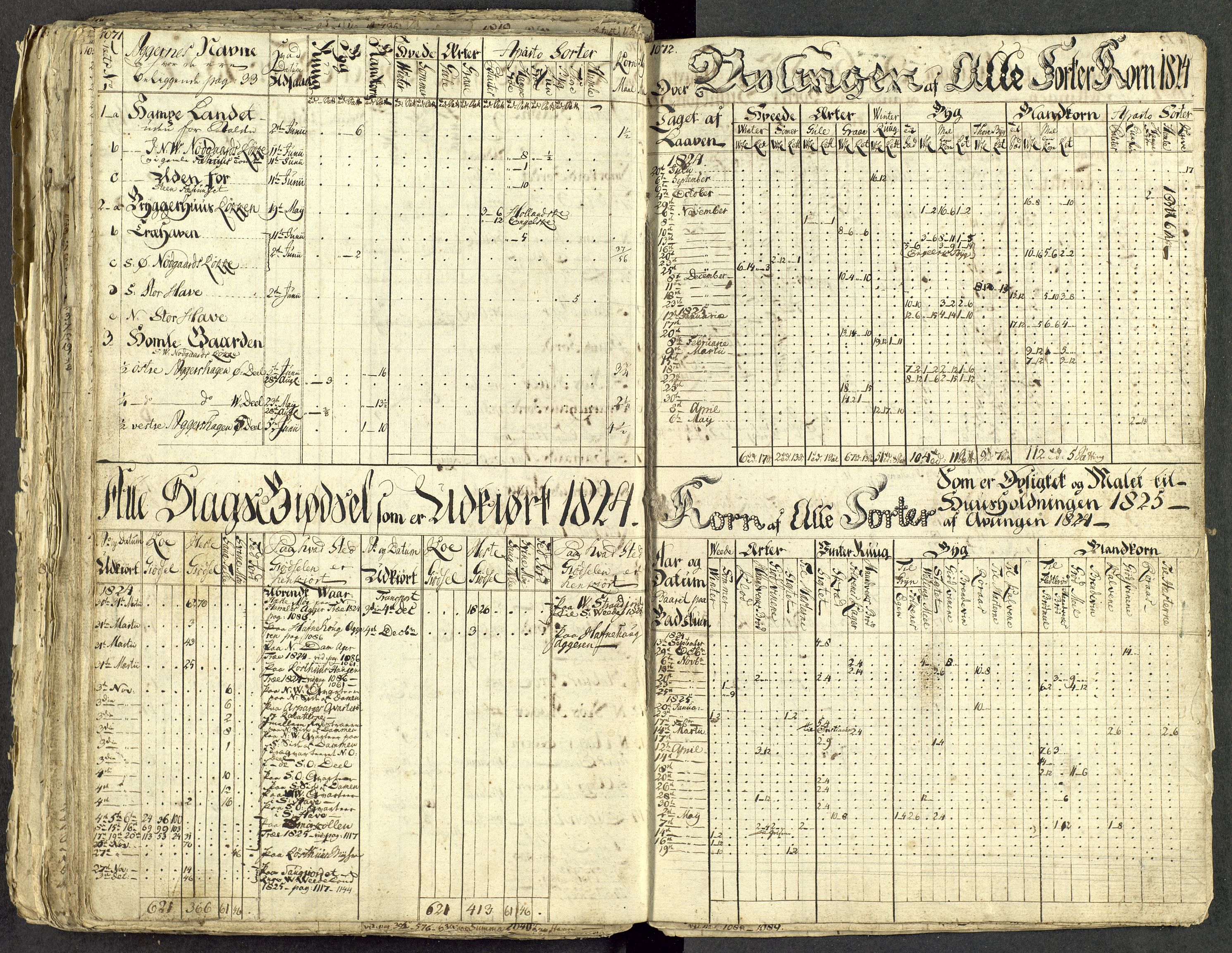 Åker i Vang, Hedmark, og familien Todderud, AV/SAH-ARK-010/G/Ga/L0004/0001: Dagbøker / Dagbok, 1812-1825, p. 198