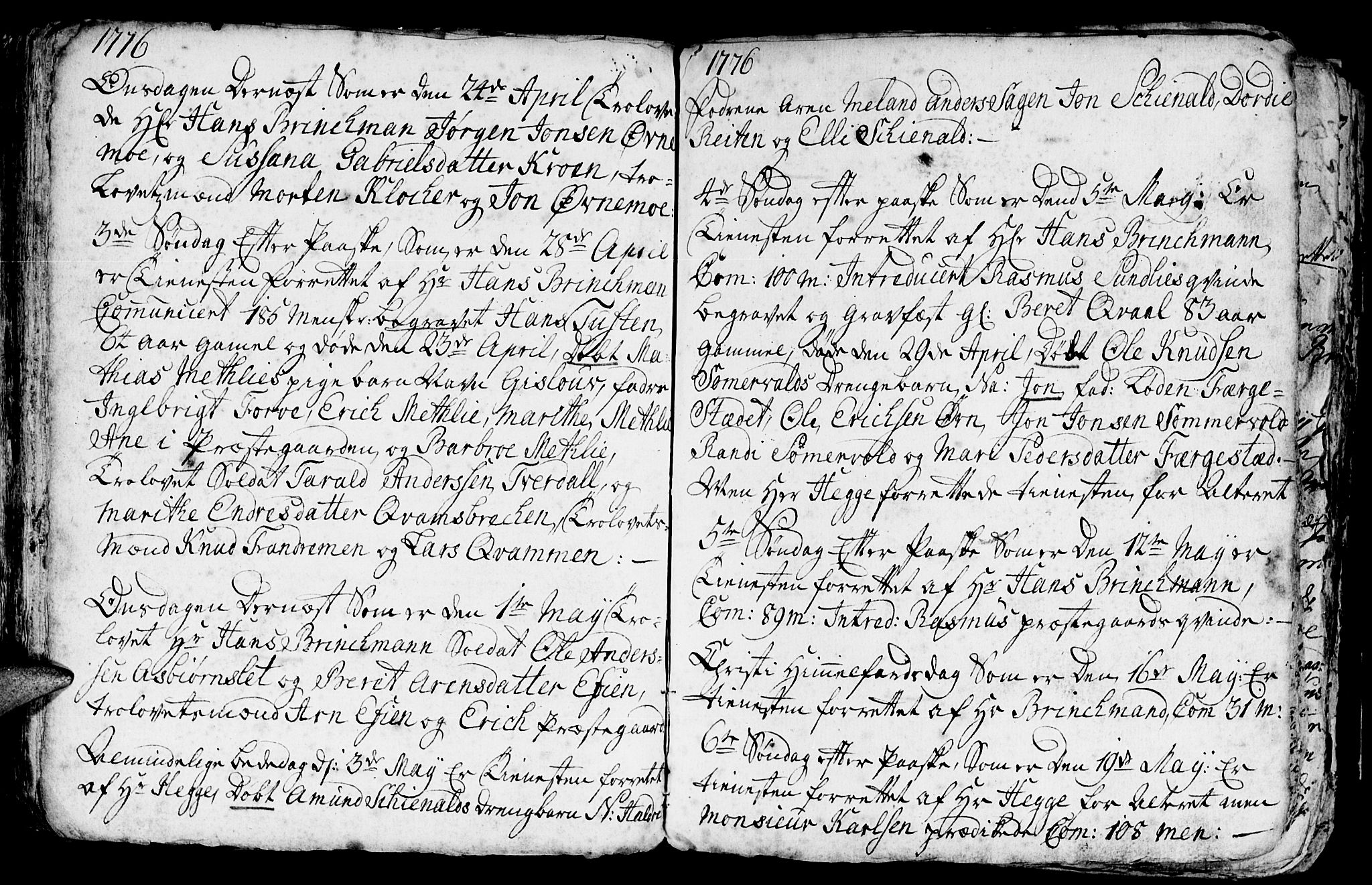 Ministerialprotokoller, klokkerbøker og fødselsregistre - Sør-Trøndelag, SAT/A-1456/668/L0814: Parish register (copy) no. 668C03, 1766-1789