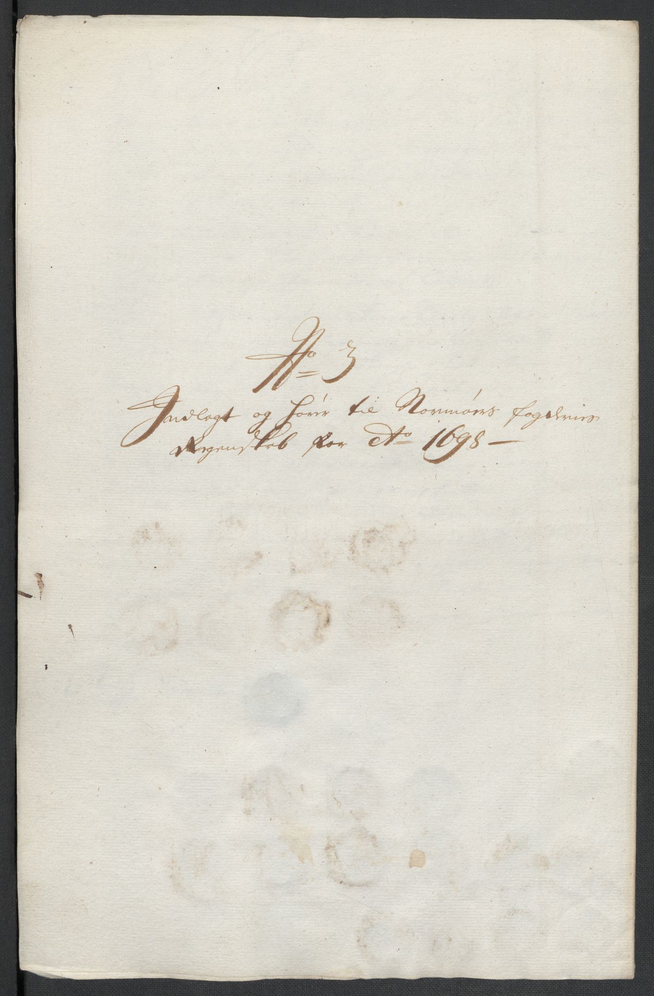 Rentekammeret inntil 1814, Reviderte regnskaper, Fogderegnskap, RA/EA-4092/R56/L3737: Fogderegnskap Nordmøre, 1697-1698, p. 312