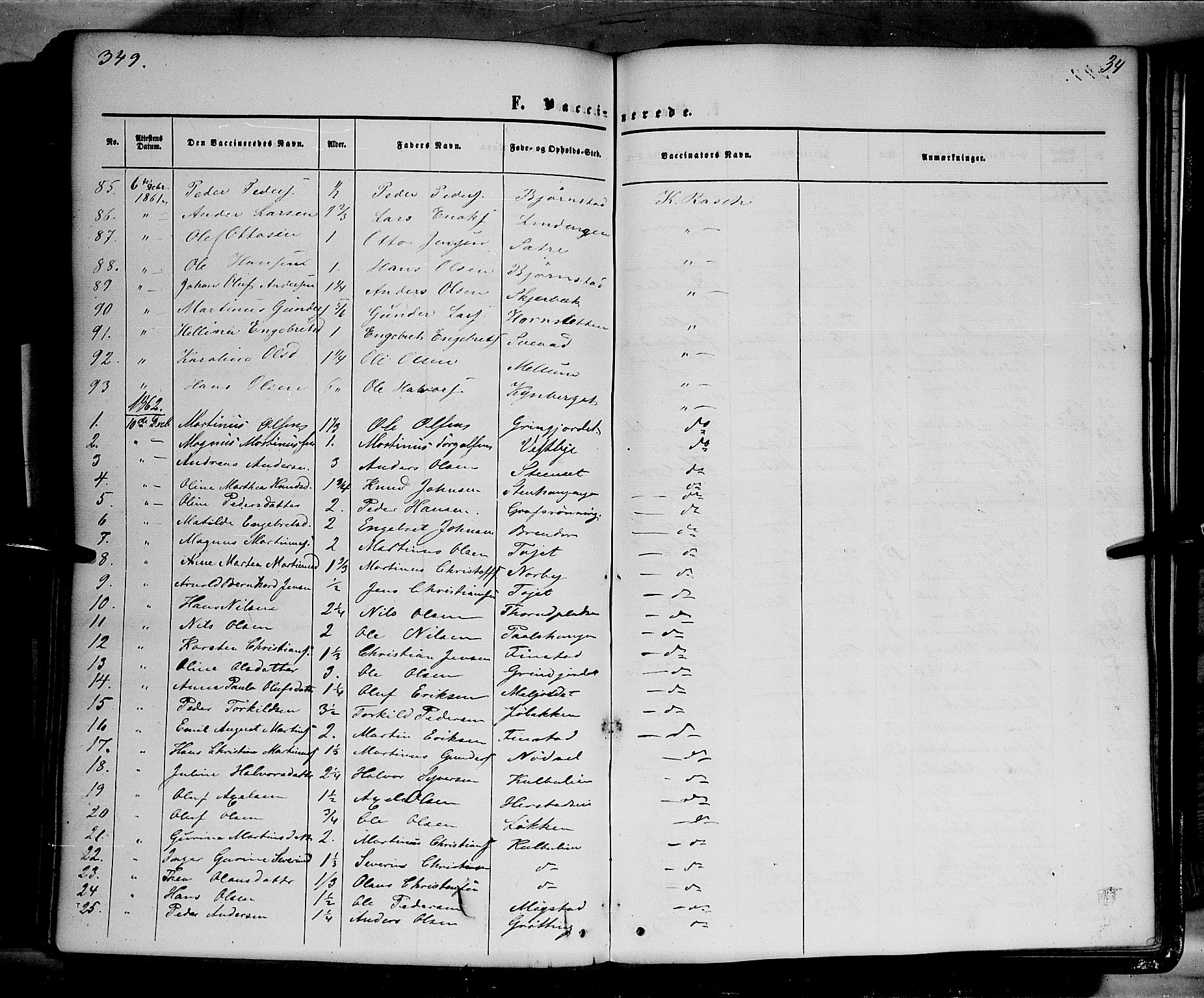 Elverum prestekontor, AV/SAH-PREST-044/H/Ha/Haa/L0010: Parish register (official) no. 10, 1857-1868, p. 349