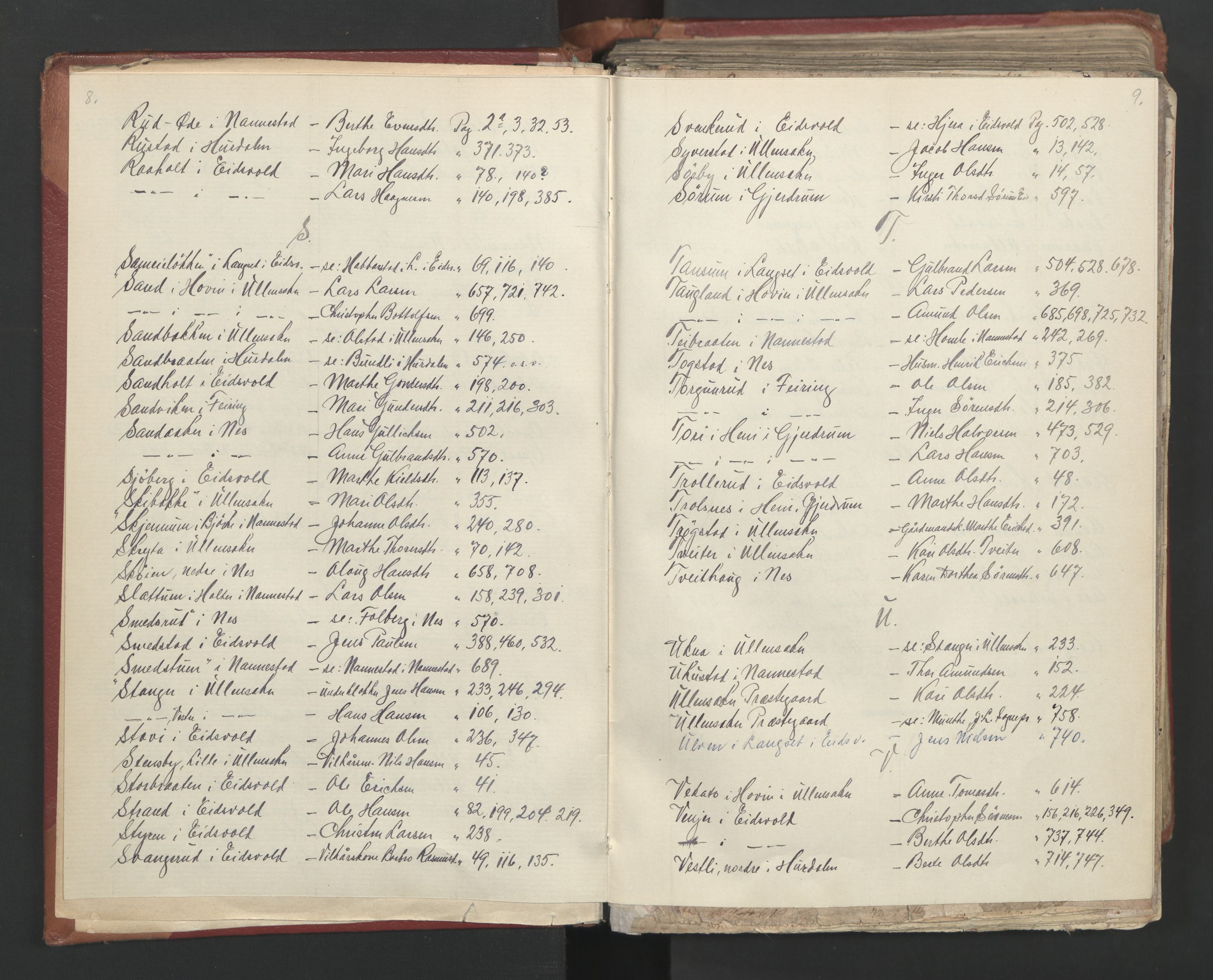 Øvre Romerike sorenskriveri, AV/SAO-A-10649/H/Hb/L0018: Skifteprotokoll nr. 18, 1820-1825, p. 8-9