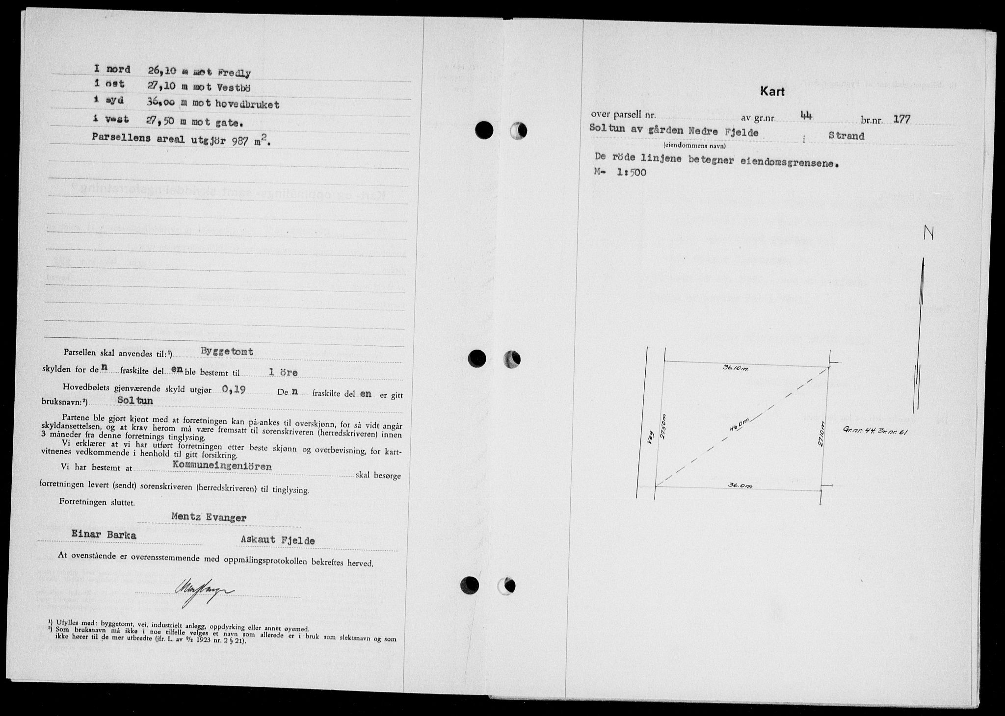 Ryfylke tingrett, SAST/A-100055/001/II/IIB/L0139: Mortgage book no. 118, 1957-1957, Diary no: : 1971/1957