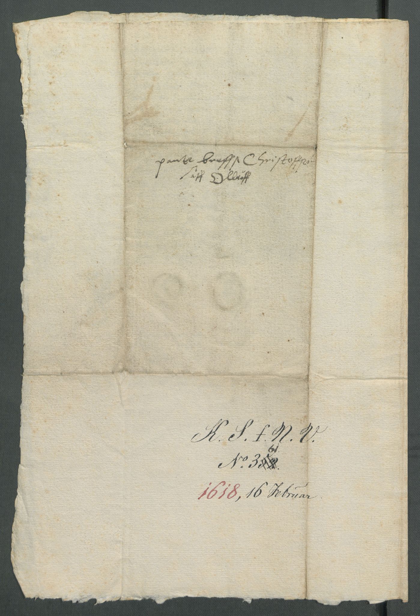 Riksarkivets diplomsamling, AV/RA-EA-5965/F02/L0125: Dokumenter, 1616, p. 6