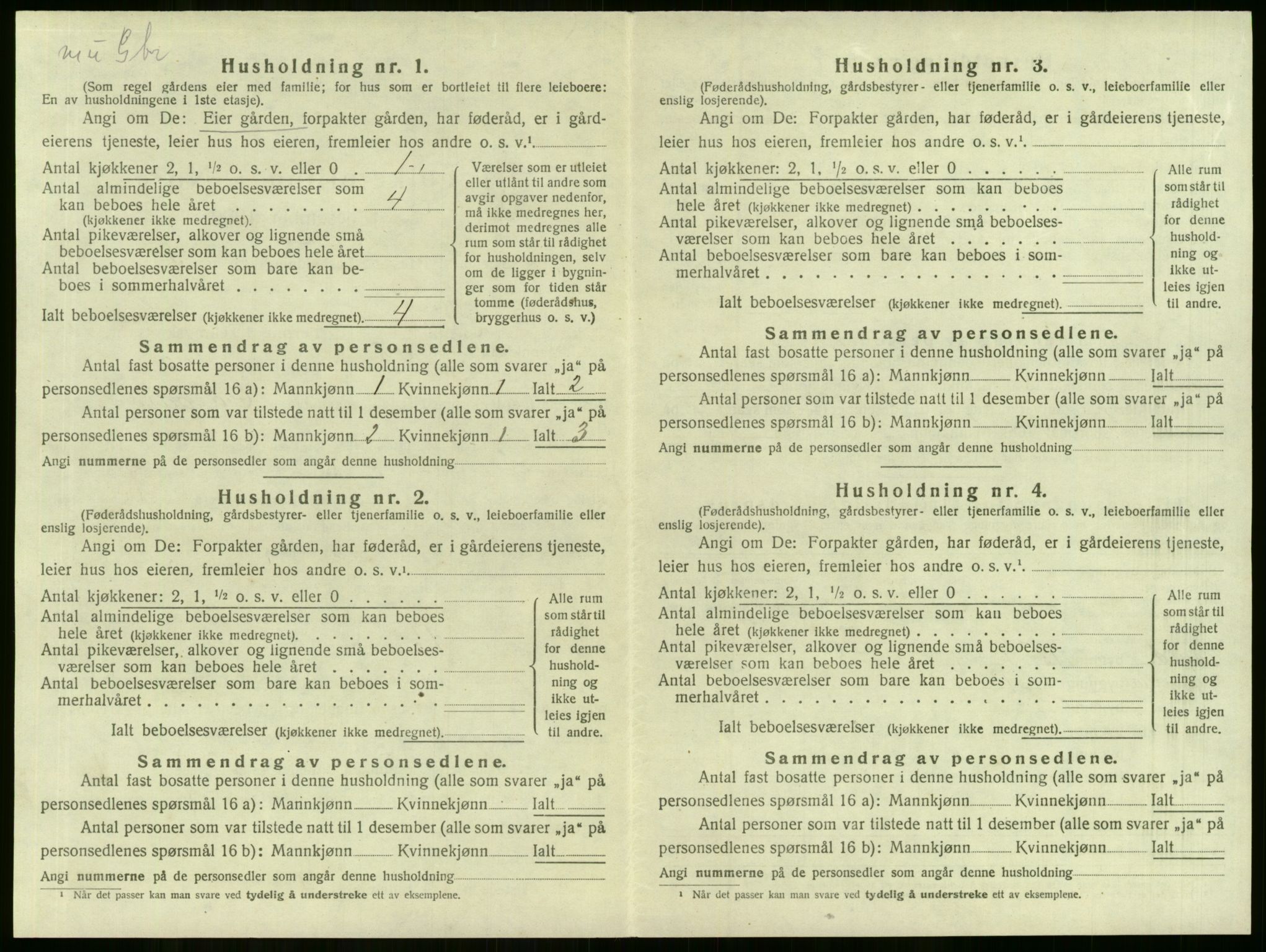 SAKO, 1920 census for Lier, 1920, p. 1816