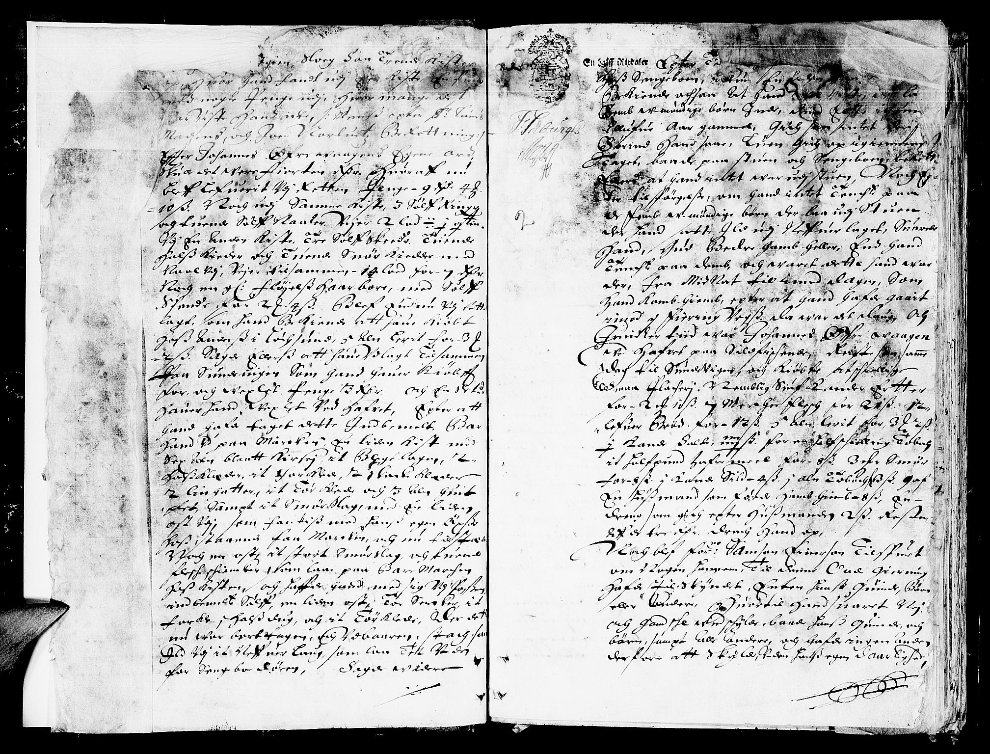 Sunnhordland sorenskrivar, SAB/A-2401/1/F/Faa/L0020: Tingbøker, 1683, p. 1b-2a