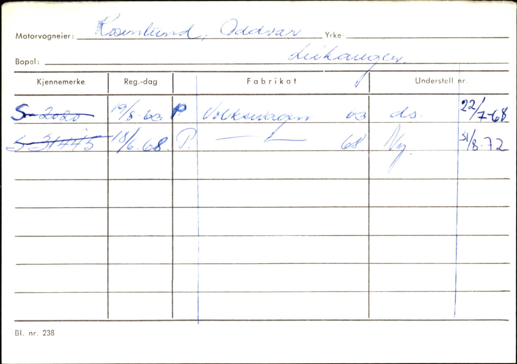 Statens vegvesen, Sogn og Fjordane vegkontor, AV/SAB-A-5301/4/F/L0126: Eigarregister Fjaler M-Å. Leikanger A-Å, 1945-1975, p. 2013