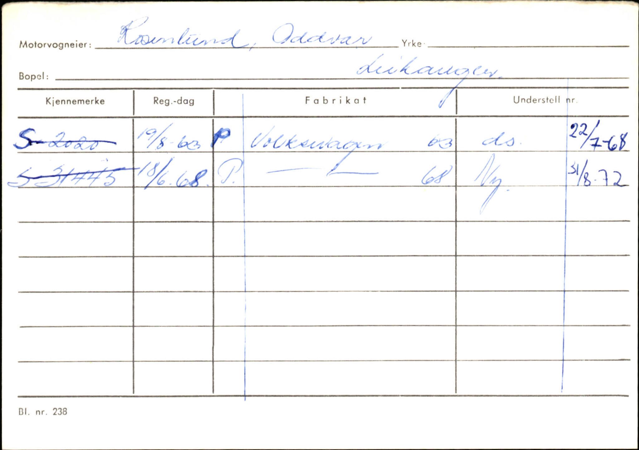 Statens vegvesen, Sogn og Fjordane vegkontor, SAB/A-5301/4/F/L0126: Eigarregister Fjaler M-Å. Leikanger A-Å, 1945-1975, p. 2013