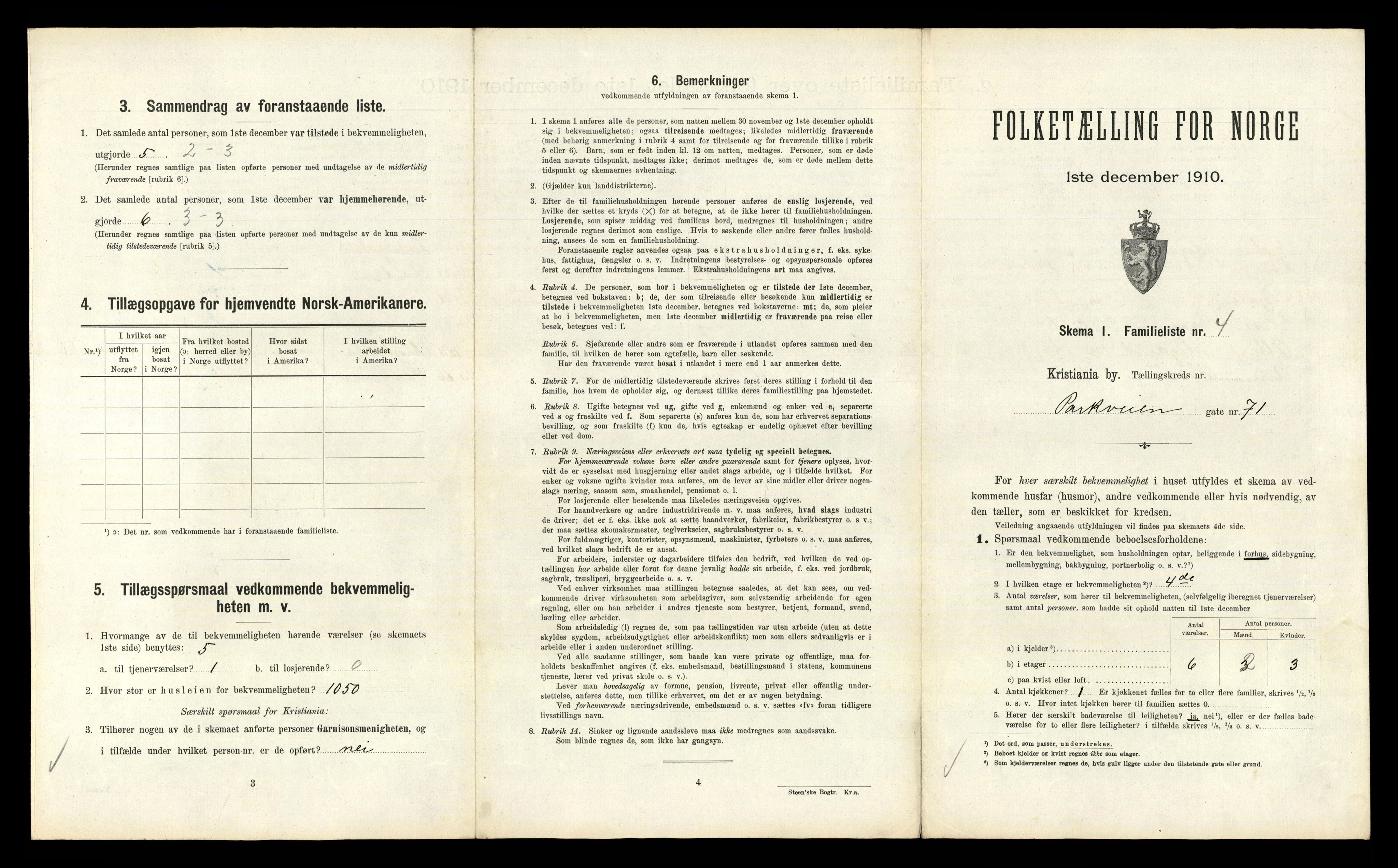 RA, 1910 census for Kristiania, 1910, p. 76235