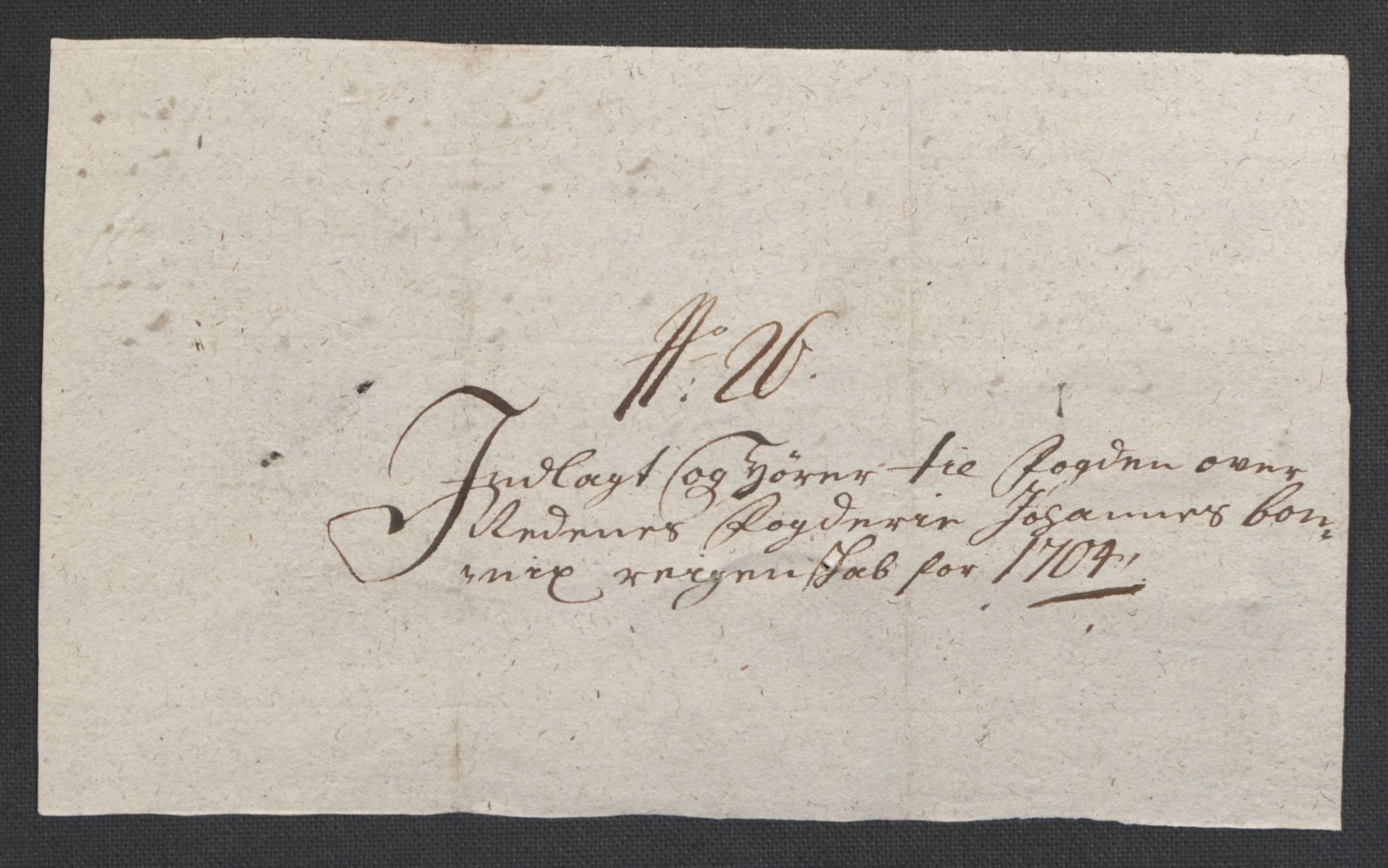 Rentekammeret inntil 1814, Reviderte regnskaper, Fogderegnskap, AV/RA-EA-4092/R39/L2317: Fogderegnskap Nedenes, 1704-1705, p. 86