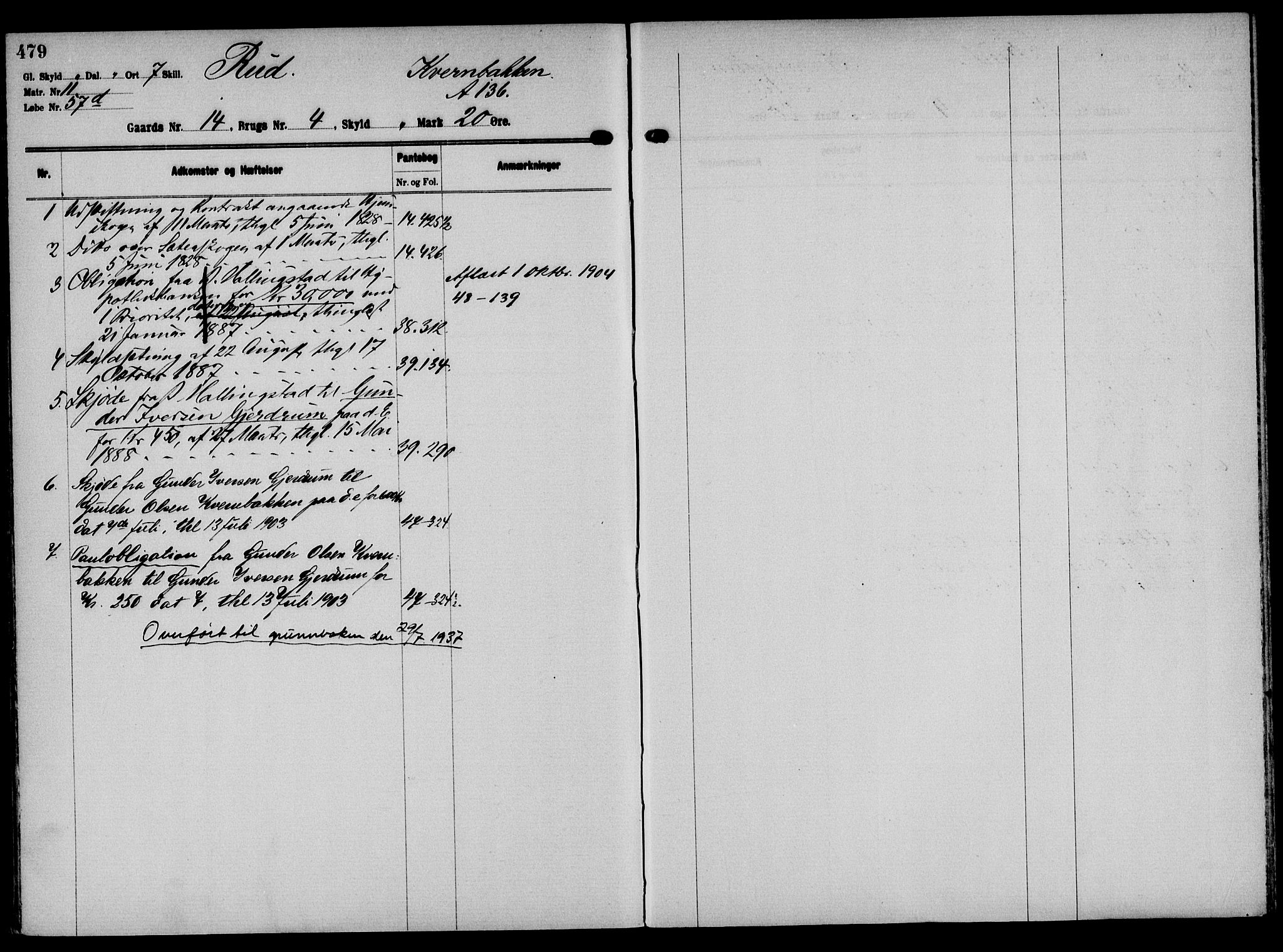 Solør tingrett, AV/SAH-TING-008/H/Ha/Hak/L0001: Mortgage register no. I, 1900-1935, p. 479