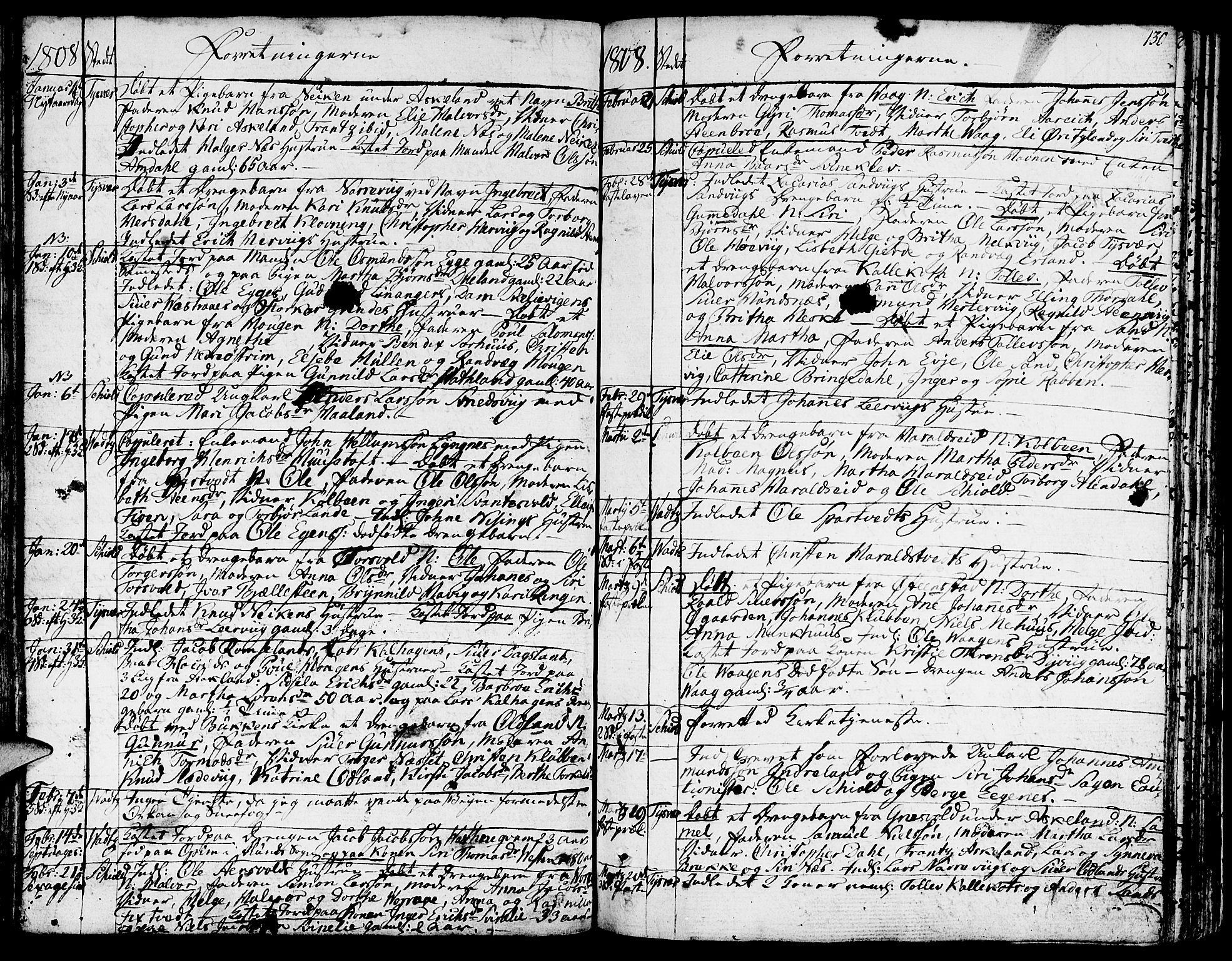 Skjold sokneprestkontor, SAST/A-101847/H/Ha/Haa/L0002: Parish register (official) no. A 2, 1786-1815, p. 130