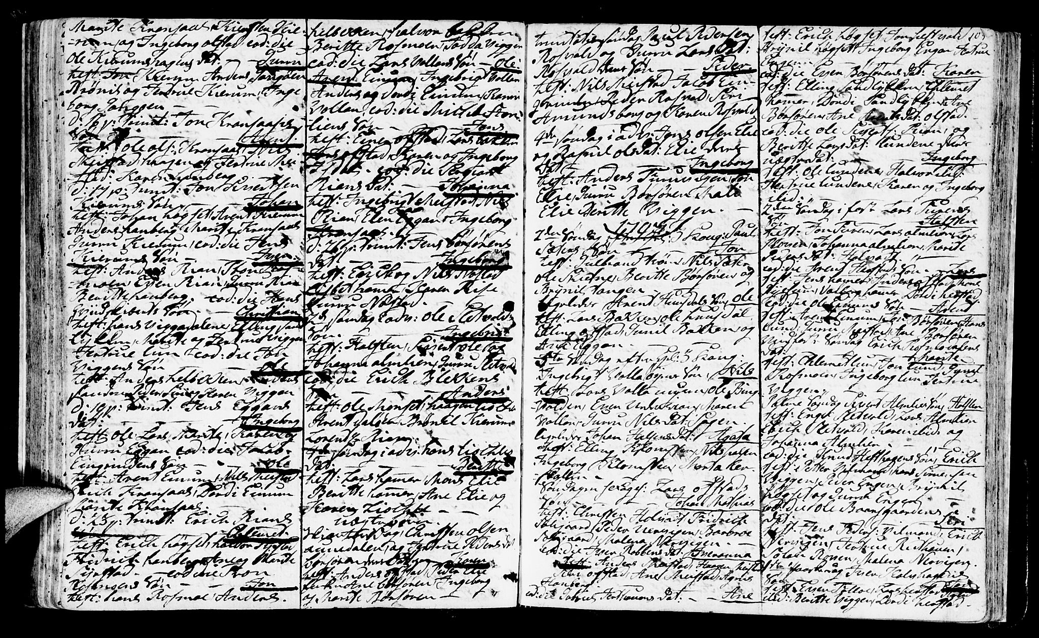 Ministerialprotokoller, klokkerbøker og fødselsregistre - Sør-Trøndelag, SAT/A-1456/665/L0768: Parish register (official) no. 665A03, 1754-1803, p. 105