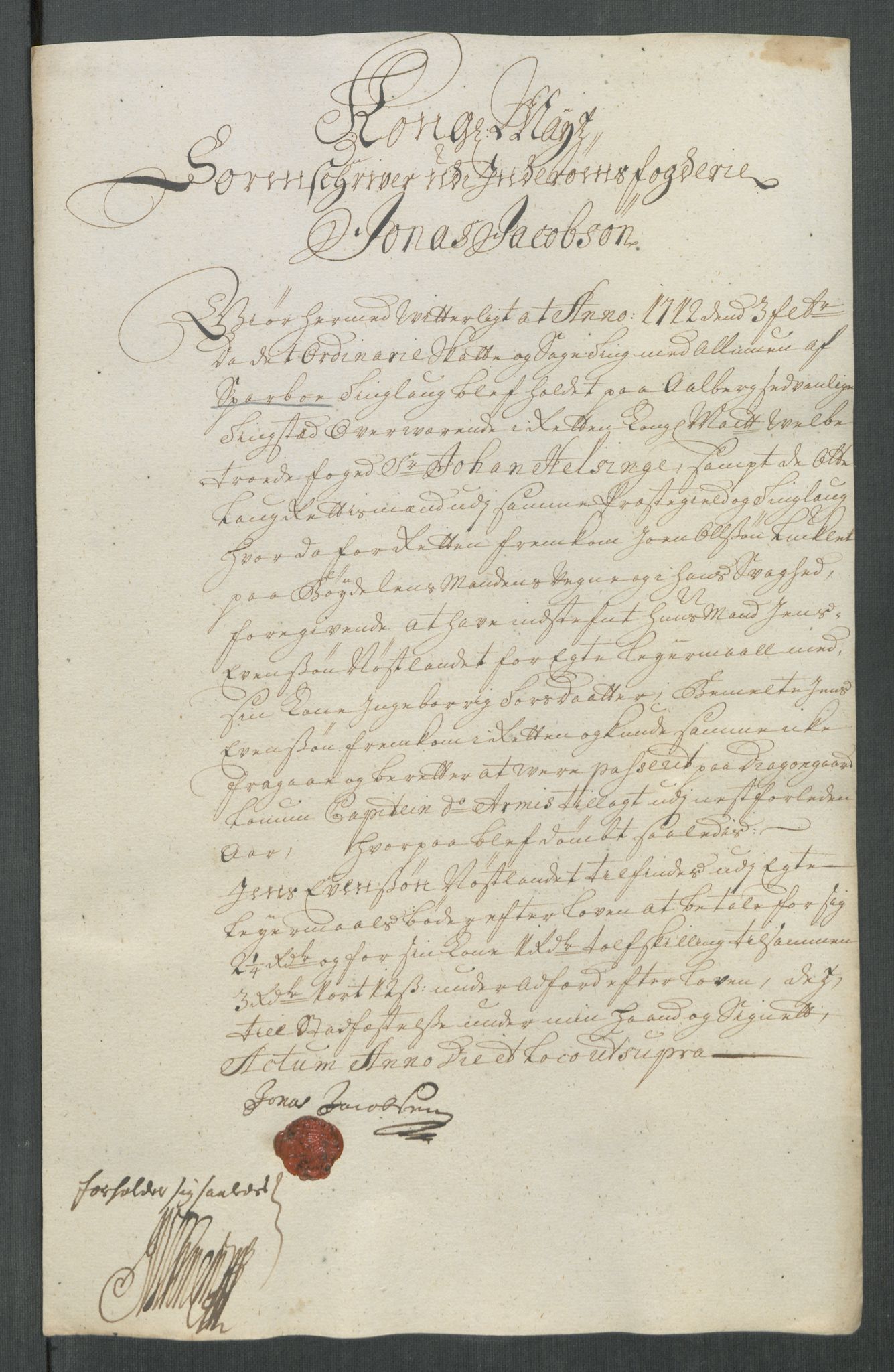 Rentekammeret inntil 1814, Reviderte regnskaper, Fogderegnskap, AV/RA-EA-4092/R63/L4320: Fogderegnskap Inderøy, 1712, p. 222