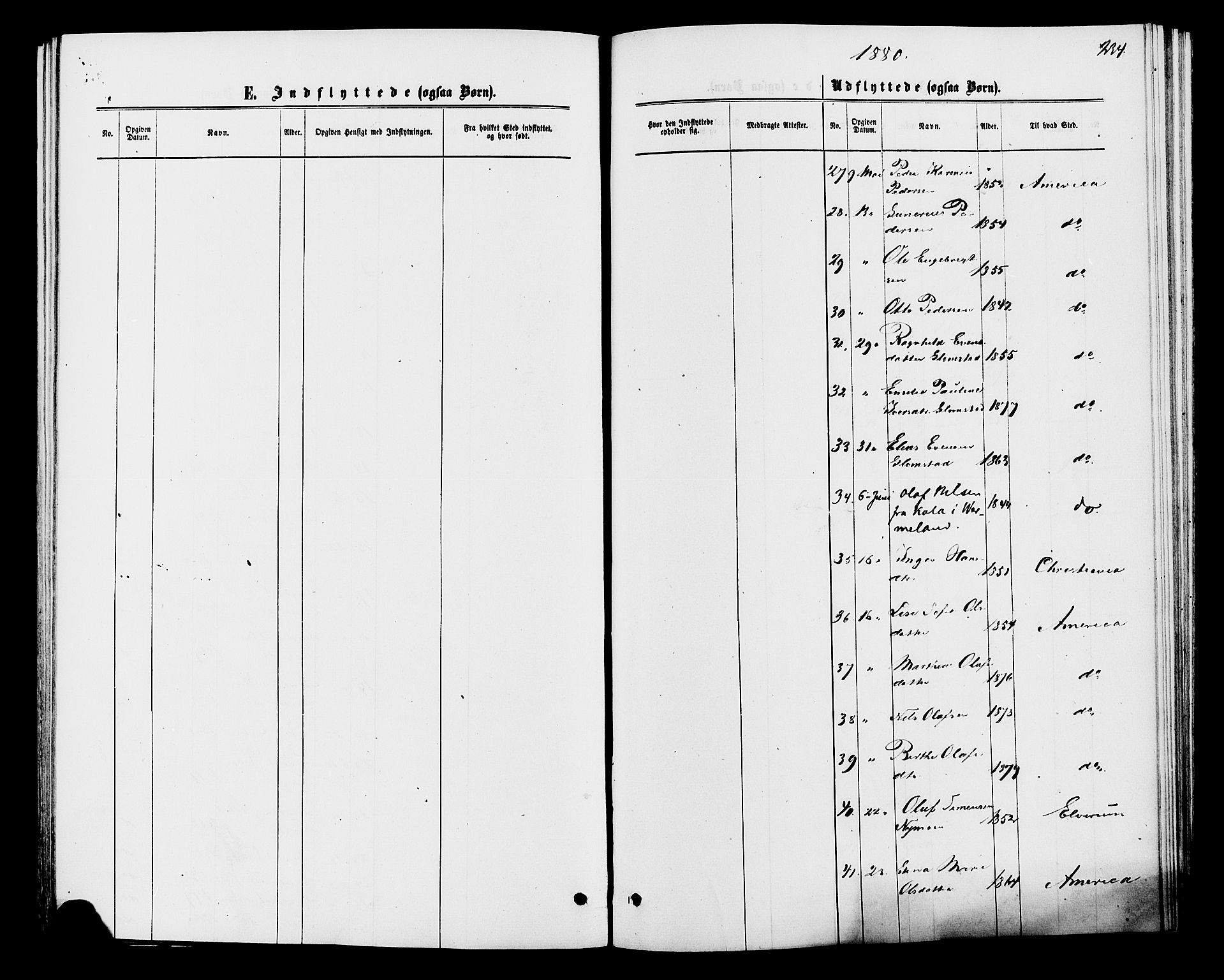 Åmot prestekontor, Hedmark, AV/SAH-PREST-056/H/Ha/Haa/L0009: Parish register (official) no. 9, 1875-1883, p. 234