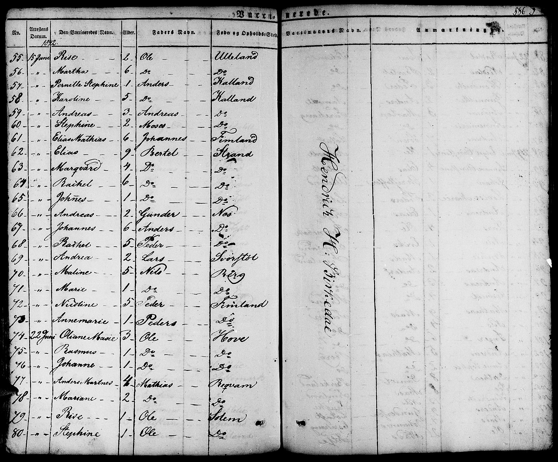 Førde sokneprestembete, AV/SAB-A-79901/H/Haa/Haaa/L0006: Parish register (official) no. A 6, 1821-1842, p. 586