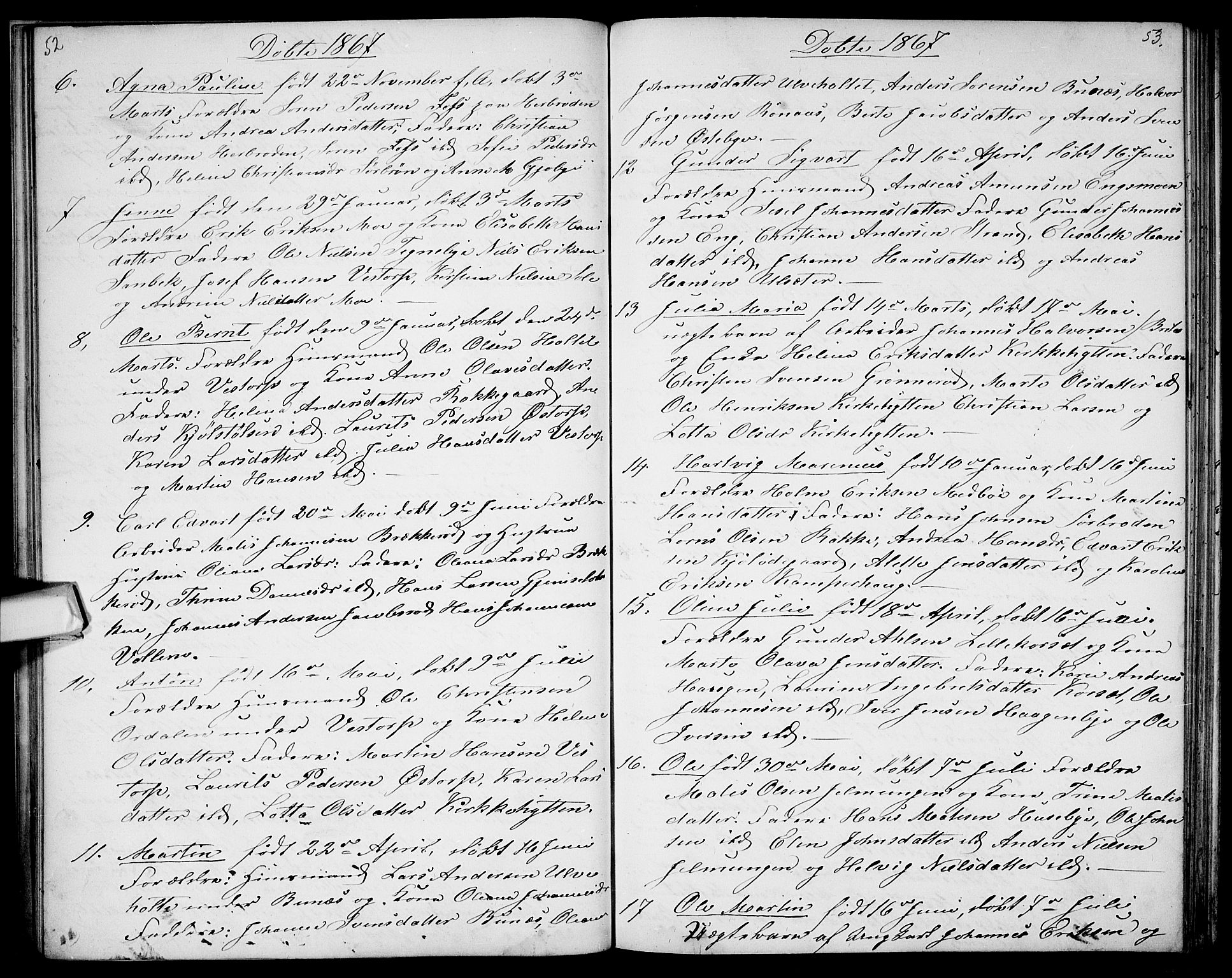 Berg prestekontor Kirkebøker, SAO/A-10902/G/Gc/L0002: Parish register (copy) no. III 2, 1856-1887, p. 52-53