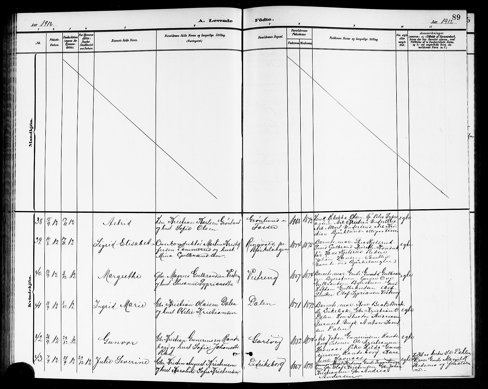 Høland prestekontor Kirkebøker, AV/SAO-A-10346a/G/Ga/L0007: Parish register (copy) no. I 7, 1902-1914, p. 89