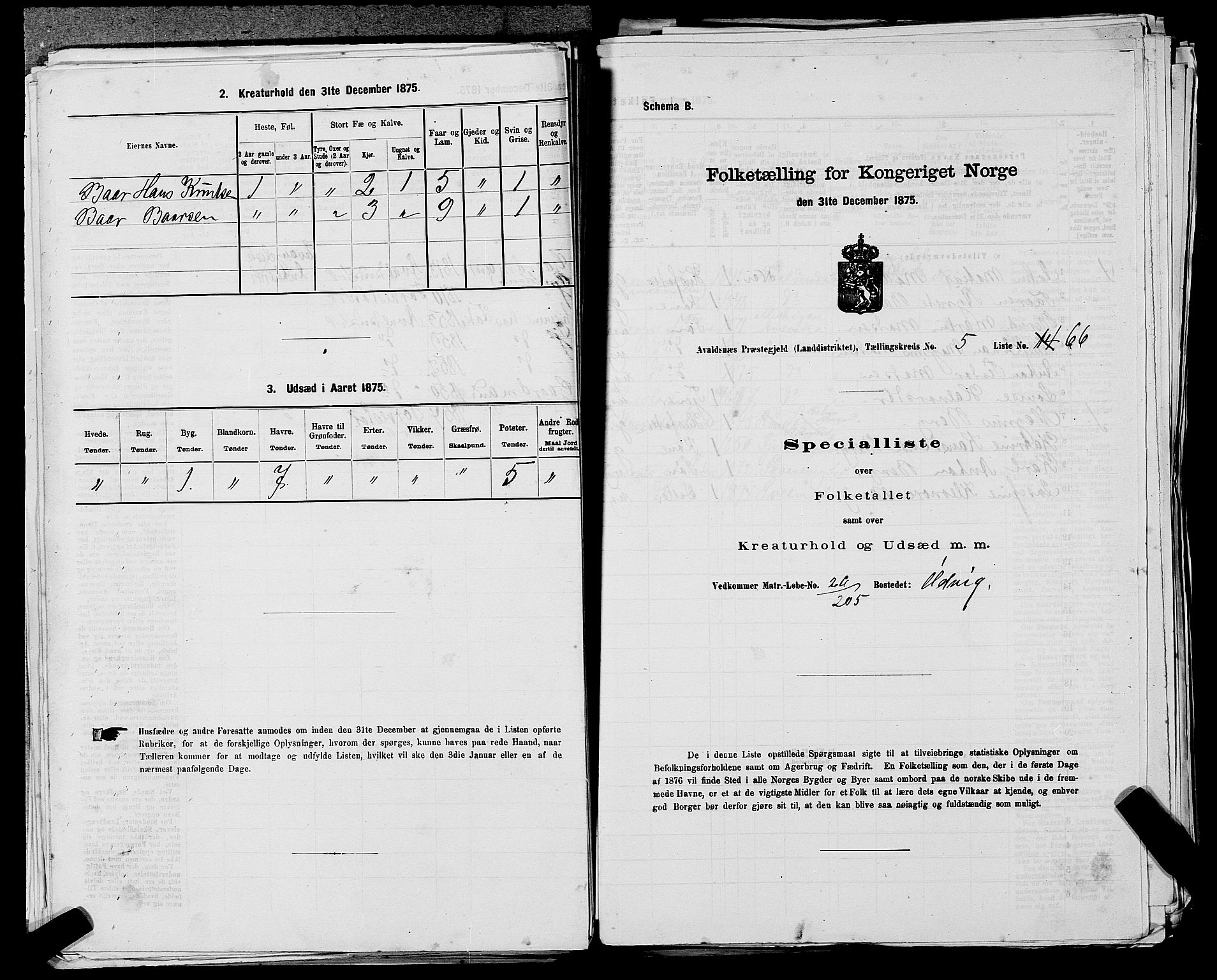 SAST, 1875 census for 1147L Avaldsnes/Avaldsnes og Kopervik, 1875, p. 804