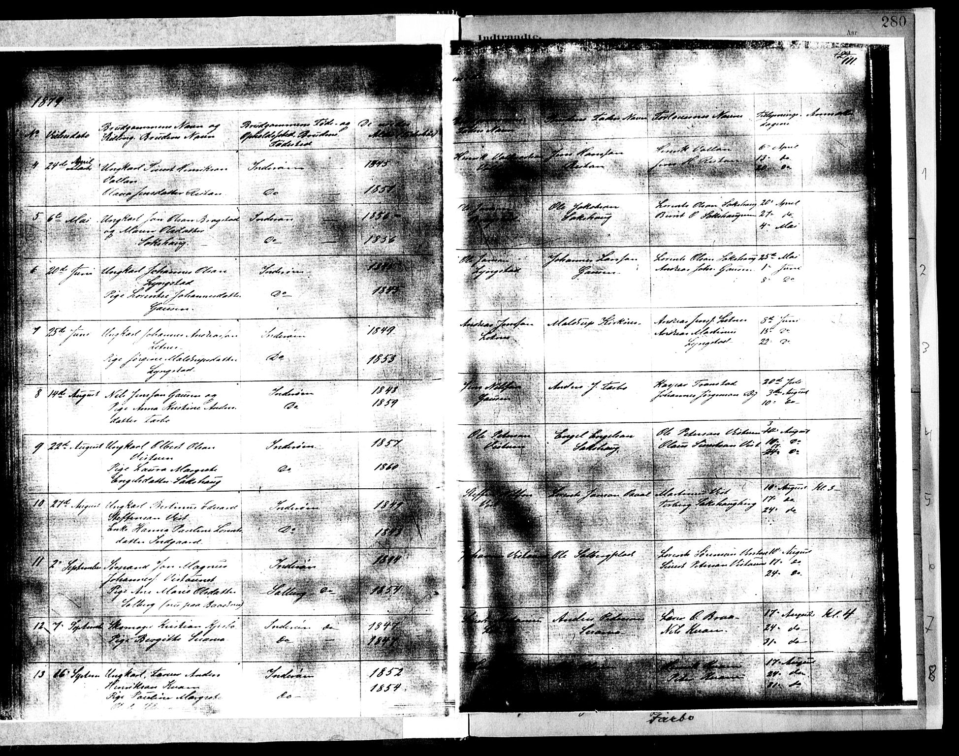 Ministerialprotokoller, klokkerbøker og fødselsregistre - Nord-Trøndelag, SAT/A-1458/730/L0285: Parish register (official) no. 730A10, 1879-1914, p. 111