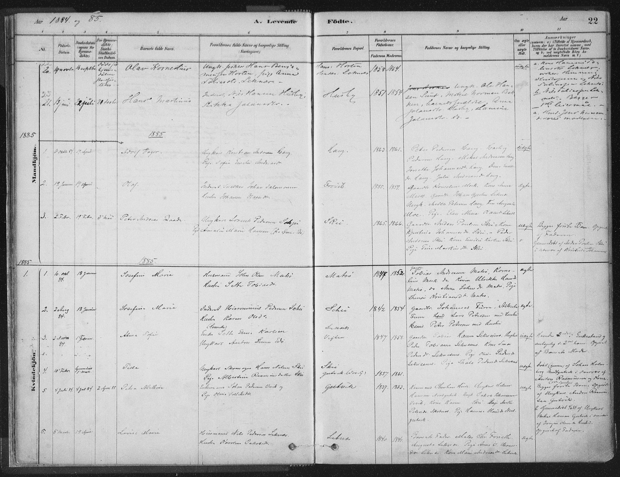 Ministerialprotokoller, klokkerbøker og fødselsregistre - Nord-Trøndelag, SAT/A-1458/788/L0697: Parish register (official) no. 788A04, 1878-1902, p. 22