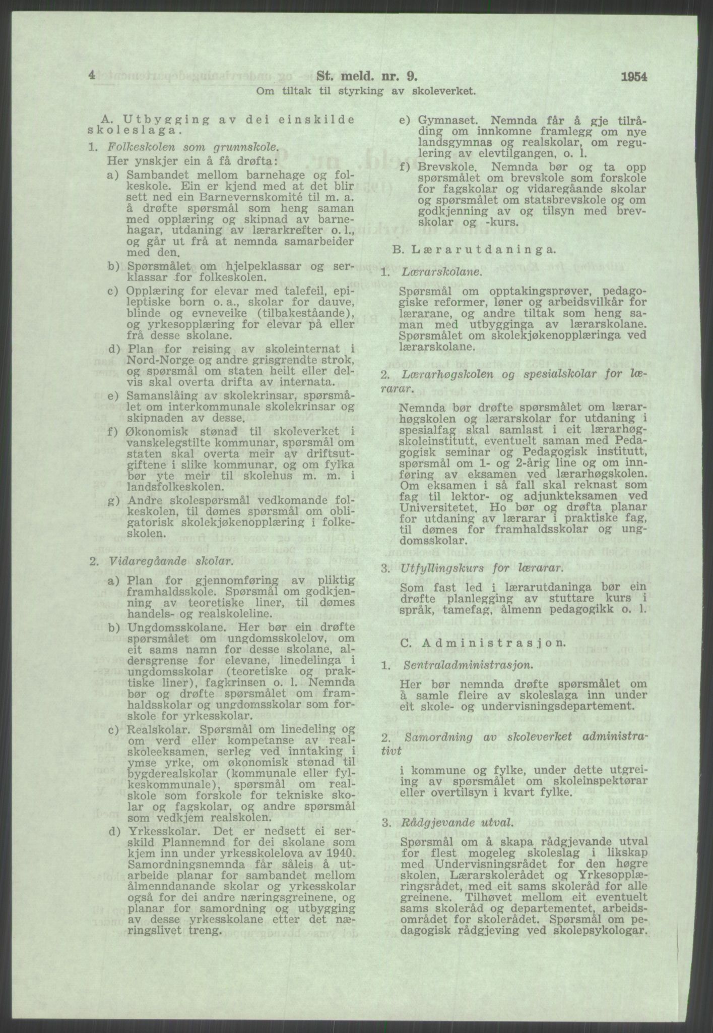 Høyres Hovedorganisasjon, AV/RA-PA-0583/1/D/Dd/L0131: 21 Stortinget/23 Statsministeren. Regjeringen, 1951-1965, p. 1550