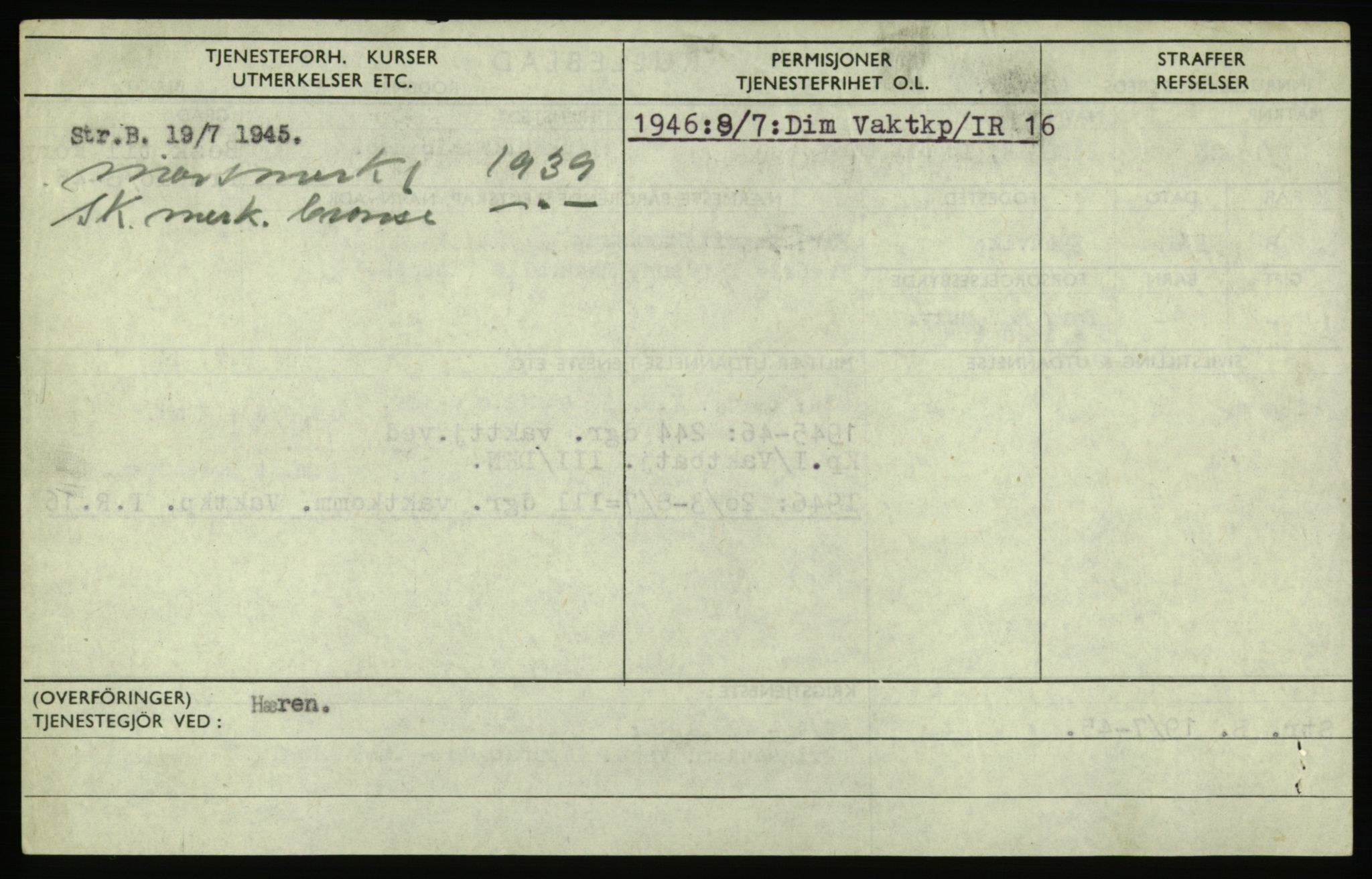 Forsvaret, Troms infanteriregiment nr. 16, AV/RA-RAFA-3146/P/Pa/L0023: Rulleblad for regimentets menige mannskaper, årsklasse 1939, 1939, p. 158