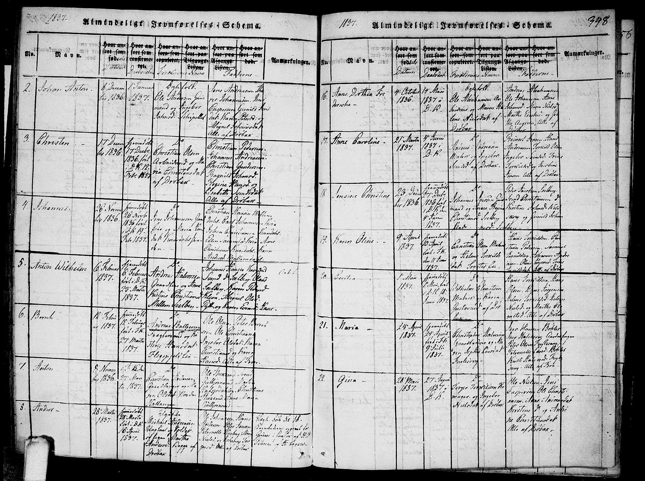 Drøbak prestekontor Kirkebøker, AV/SAO-A-10142a/F/Fa/L0001: Parish register (official) no. I 1, 1816-1842, p. 348