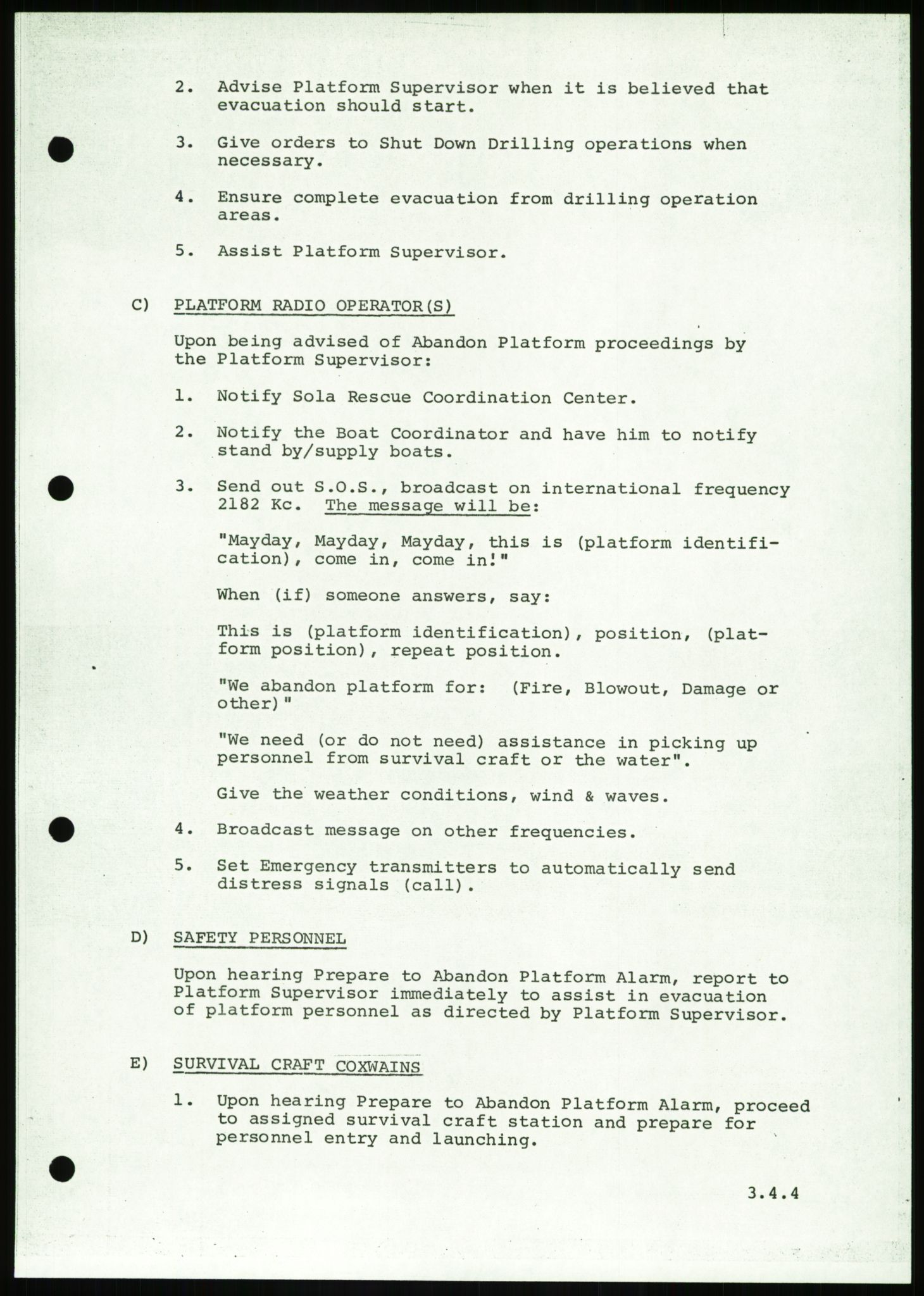 Justisdepartementet, Granskningskommisjonen ved Alexander Kielland-ulykken 27.3.1980, AV/RA-S-1165/D/L0016: O Beredskapsplaner (Doku.liste + O1-O3 av 3), 1980-1981, p. 118