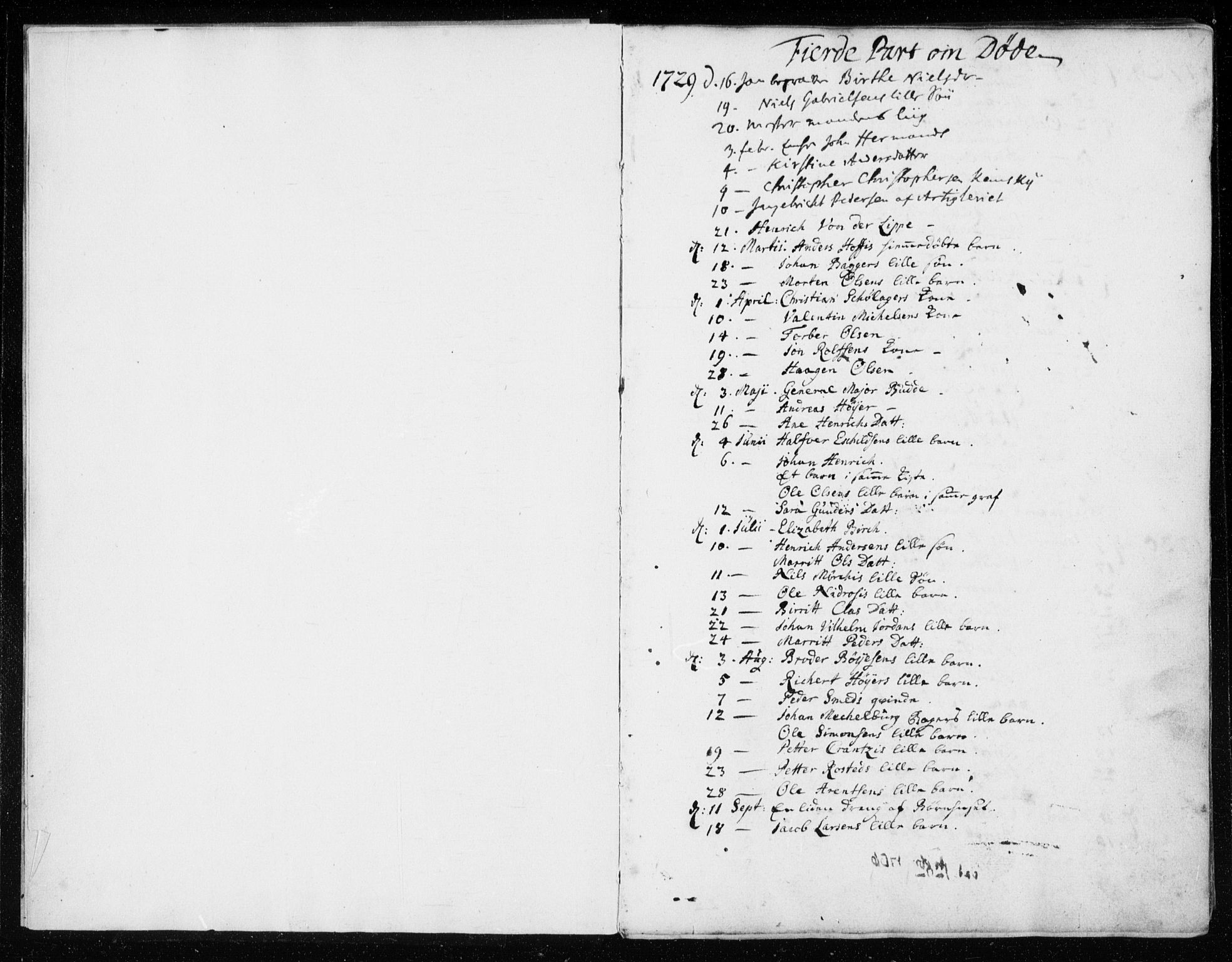Ministerialprotokoller, klokkerbøker og fødselsregistre - Sør-Trøndelag, AV/SAT-A-1456/601/L0037: Parish register (official) no. 601A05, 1729-1761, p. 1