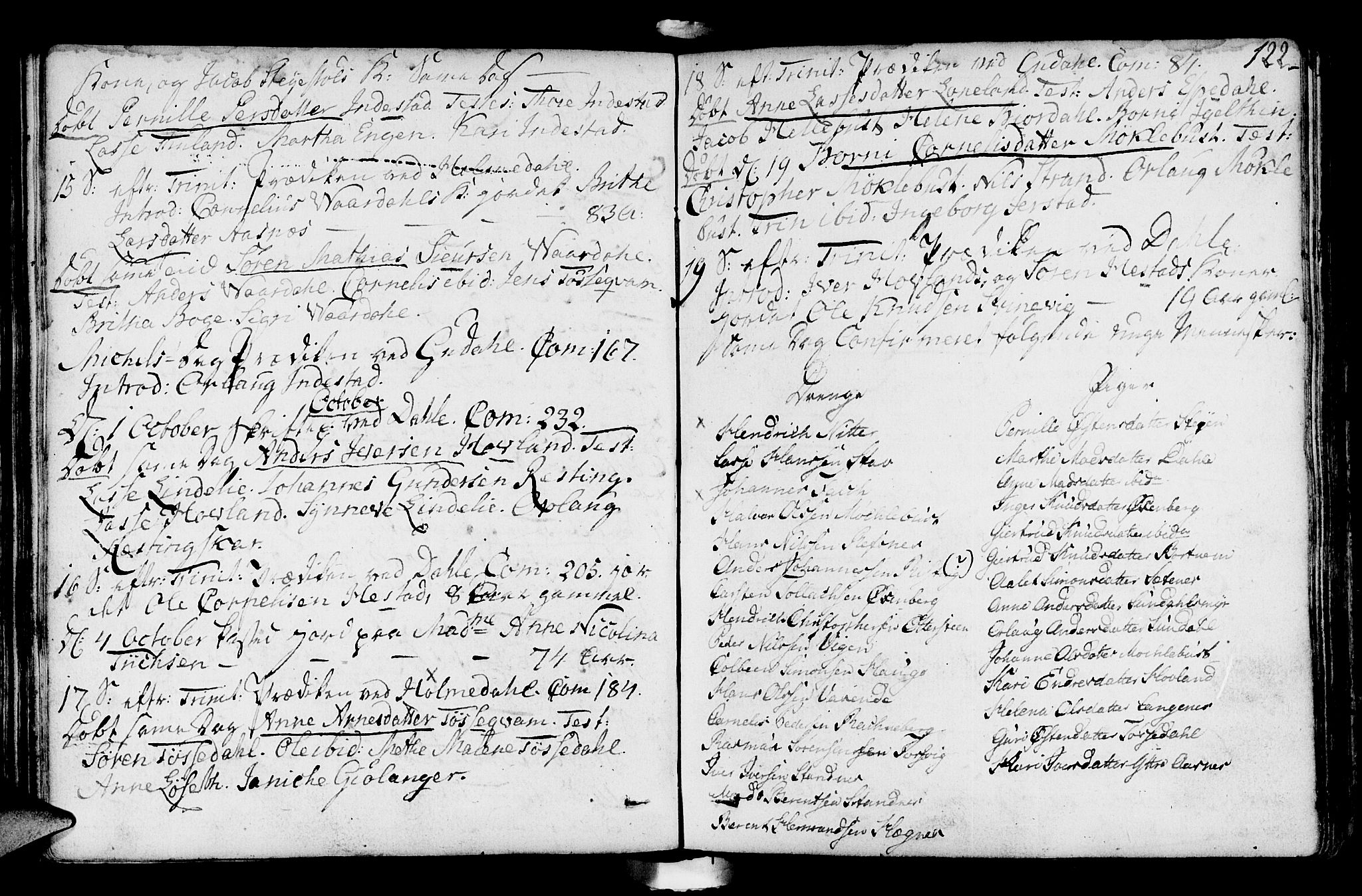 Fjaler sokneprestembete, AV/SAB-A-79801/H/Haa/Haaa/L0003: Parish register (official) no. A 3, 1799-1814, p. 122